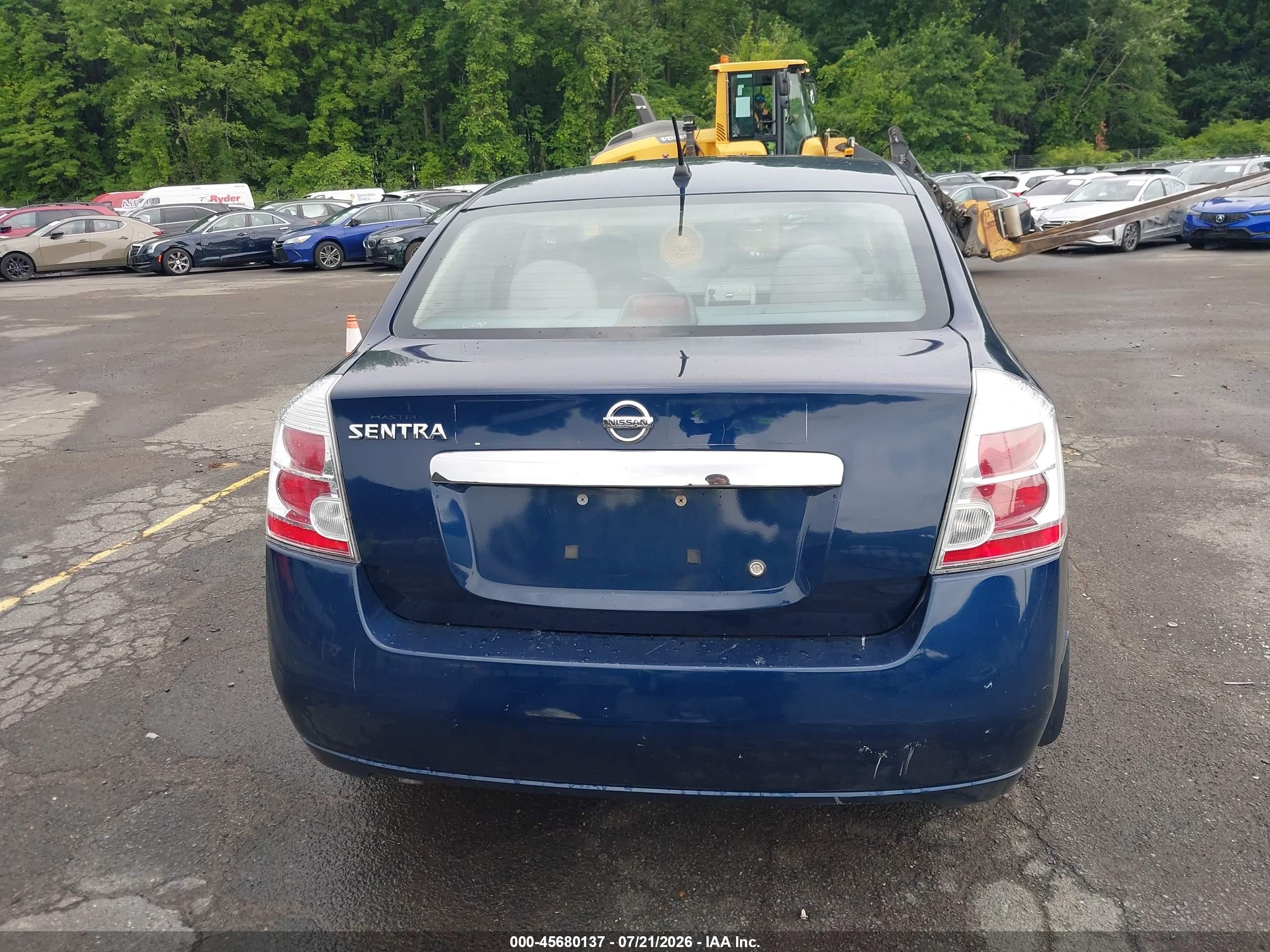 2010 Nissan Sentra 2.0 Blue vin: 3N1AB6AP3AL612598