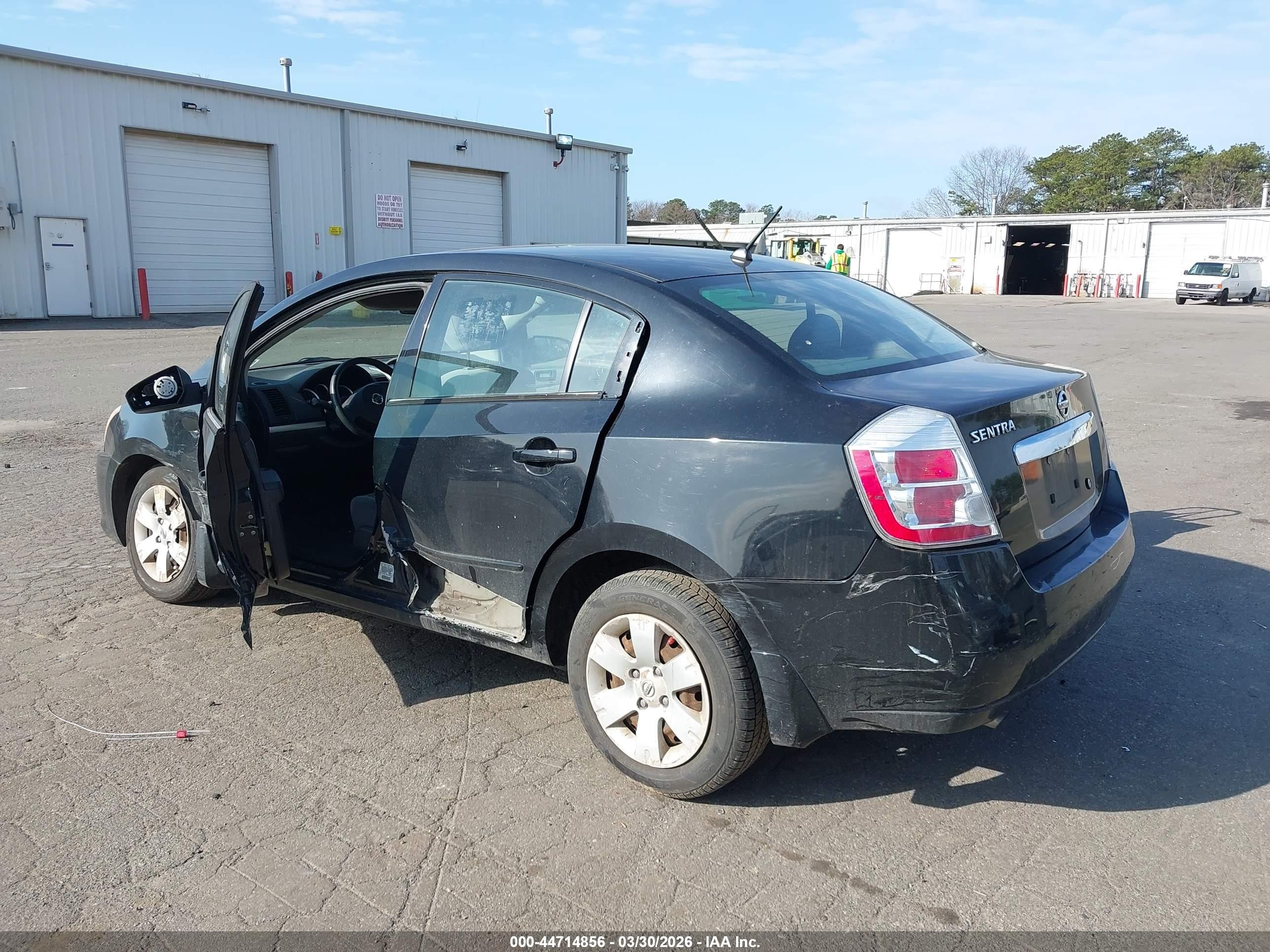 2010 Nissan Sentra 2.0 Black vin: 3N1AB6AP3AL615825