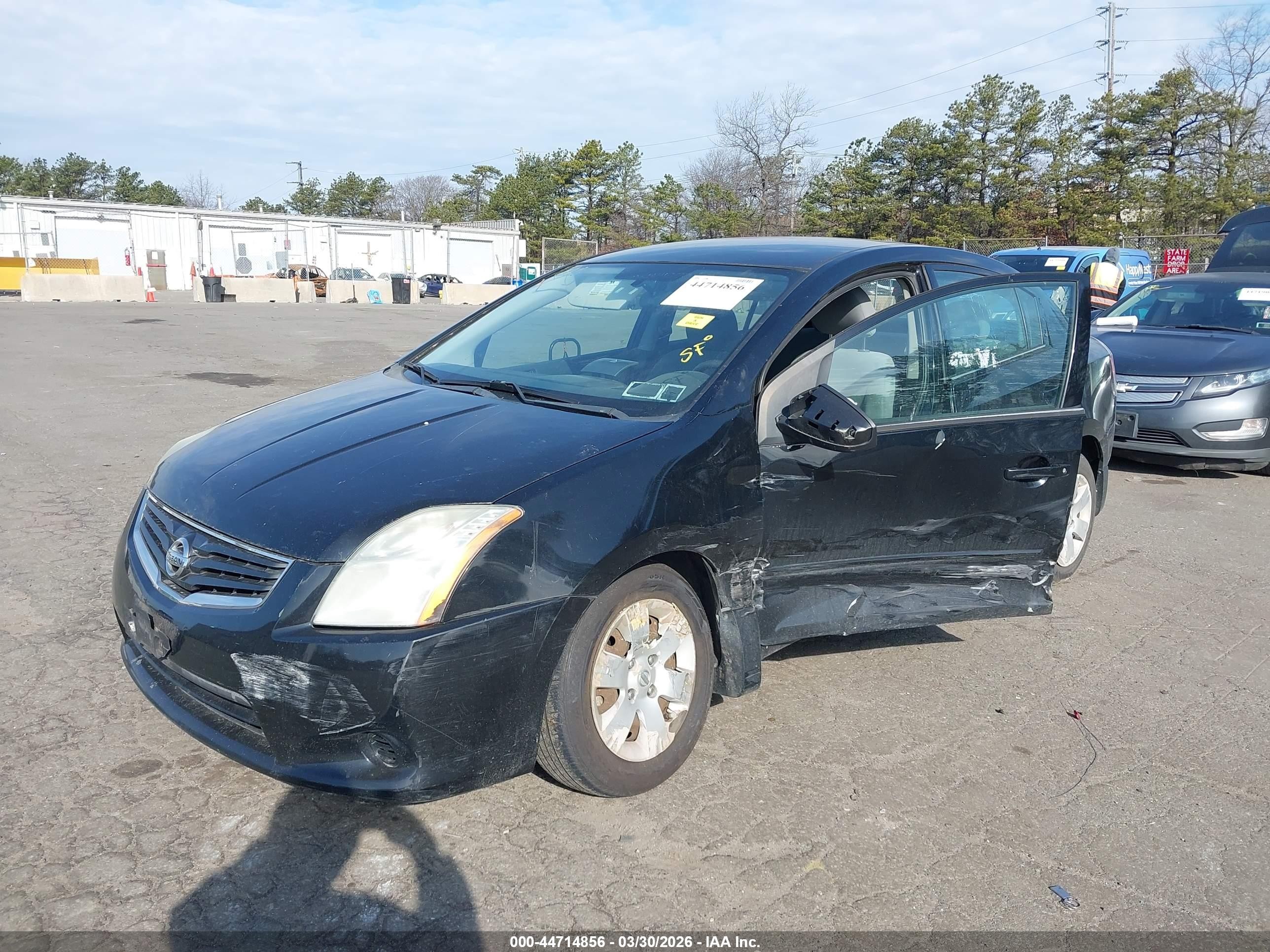 2010 Nissan Sentra 2.0 Black vin: 3N1AB6AP3AL615825
