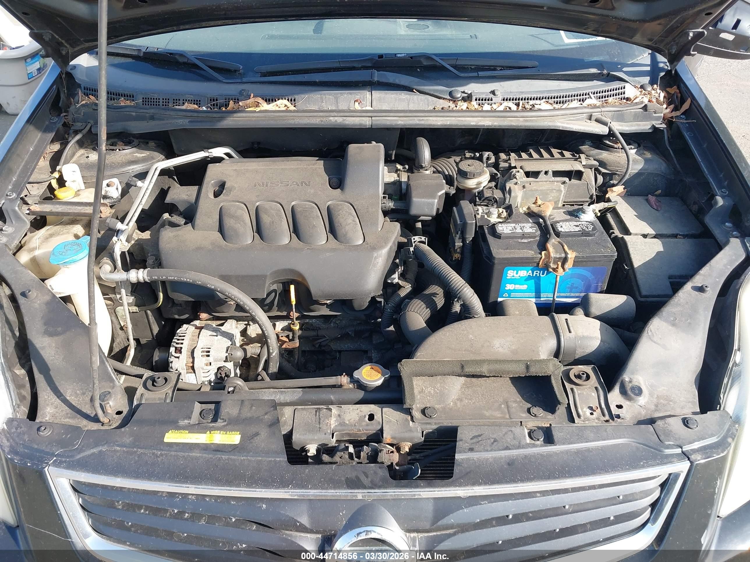 2010 Nissan Sentra 2.0 Black vin: 3N1AB6AP3AL615825