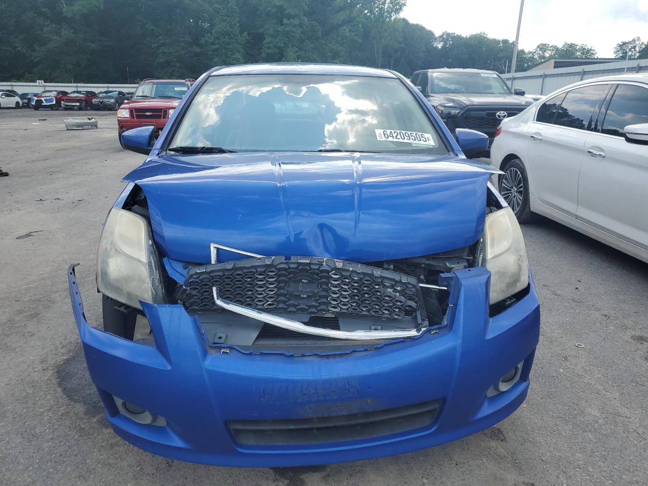 2010 Nissan Sentra 2.0 Синий vin: 3N1AB6AP3AL668721
