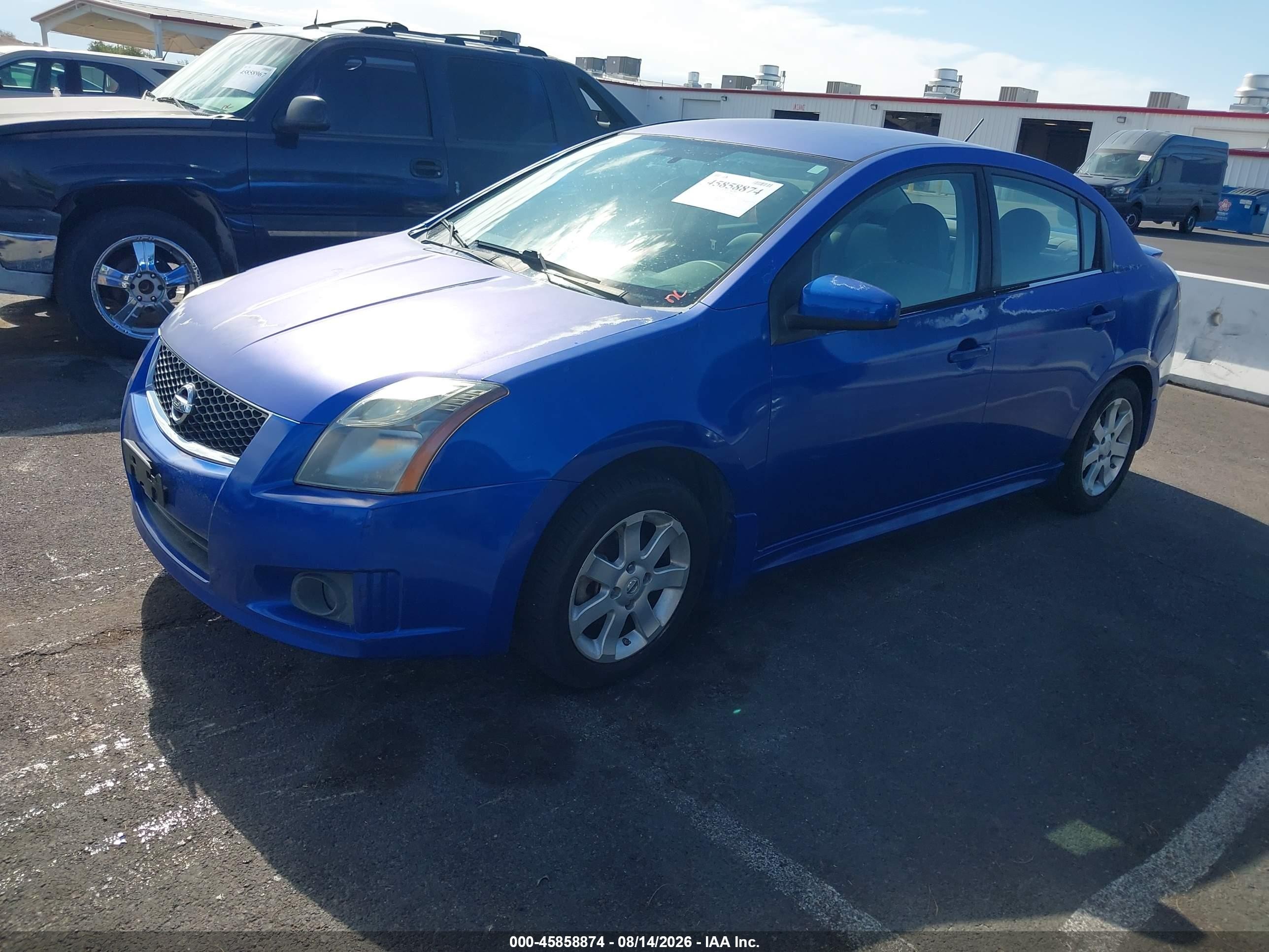 2010 Nissan Sentra 2.0sr Blue vin: 3N1AB6AP3AL692274