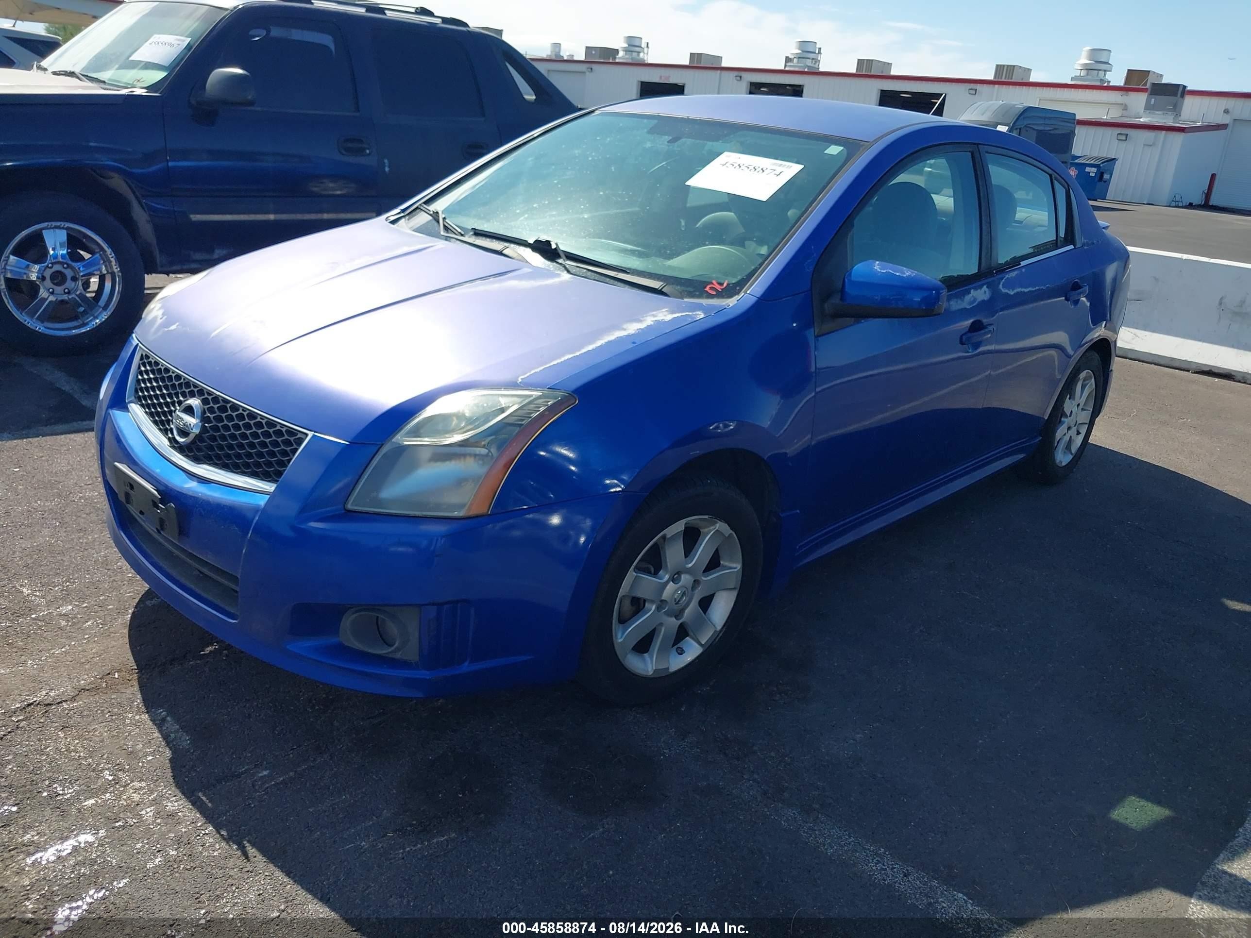 2010 Nissan Sentra 2.0sr Blue vin: 3N1AB6AP3AL692274