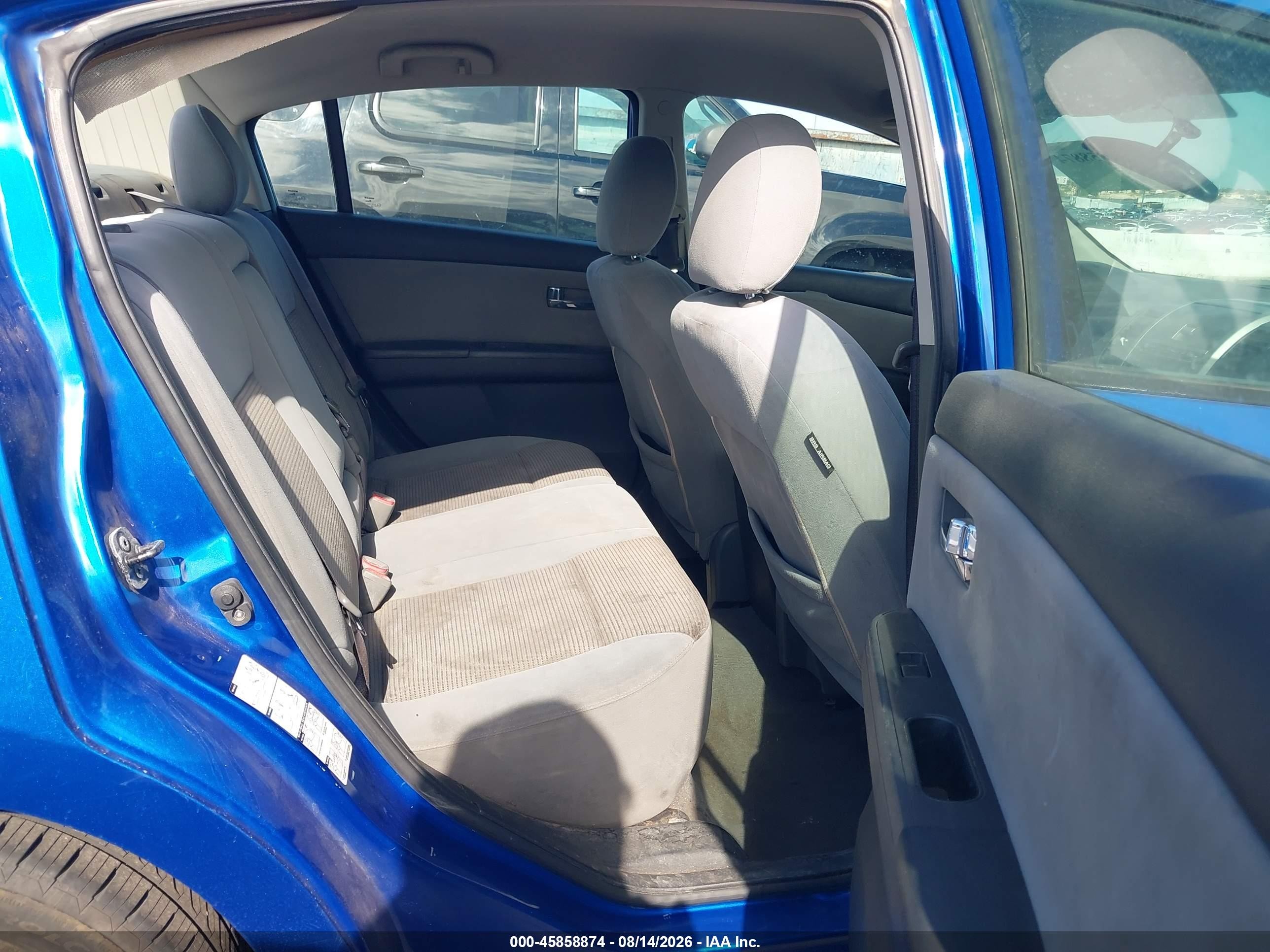 2010 Nissan Sentra 2.0sr Blue vin: 3N1AB6AP3AL692274