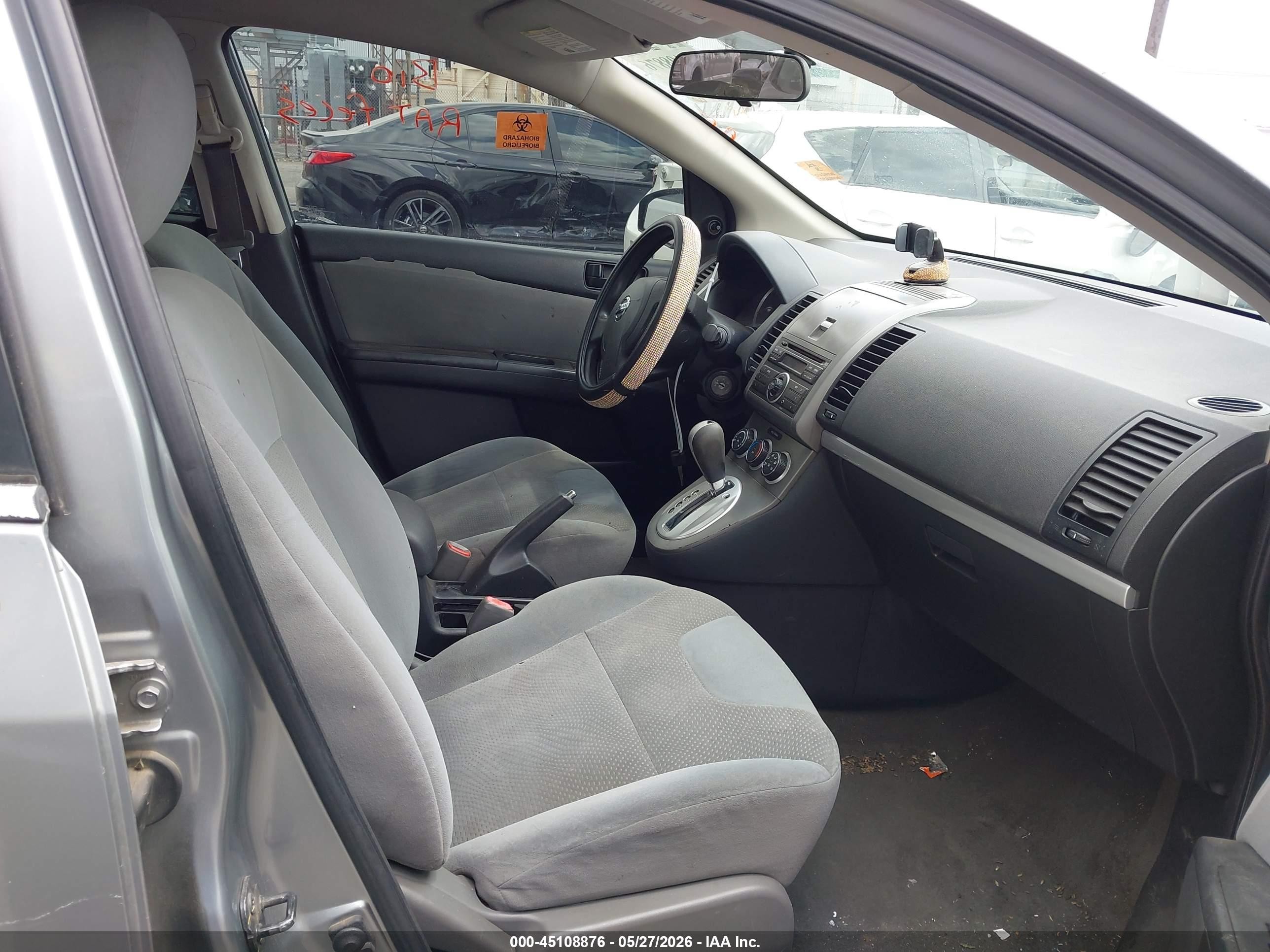 2010 Nissan Sentra 2.0/2.0s/sr/2.0sl Gray vin: 3N1AB6AP3AL697989