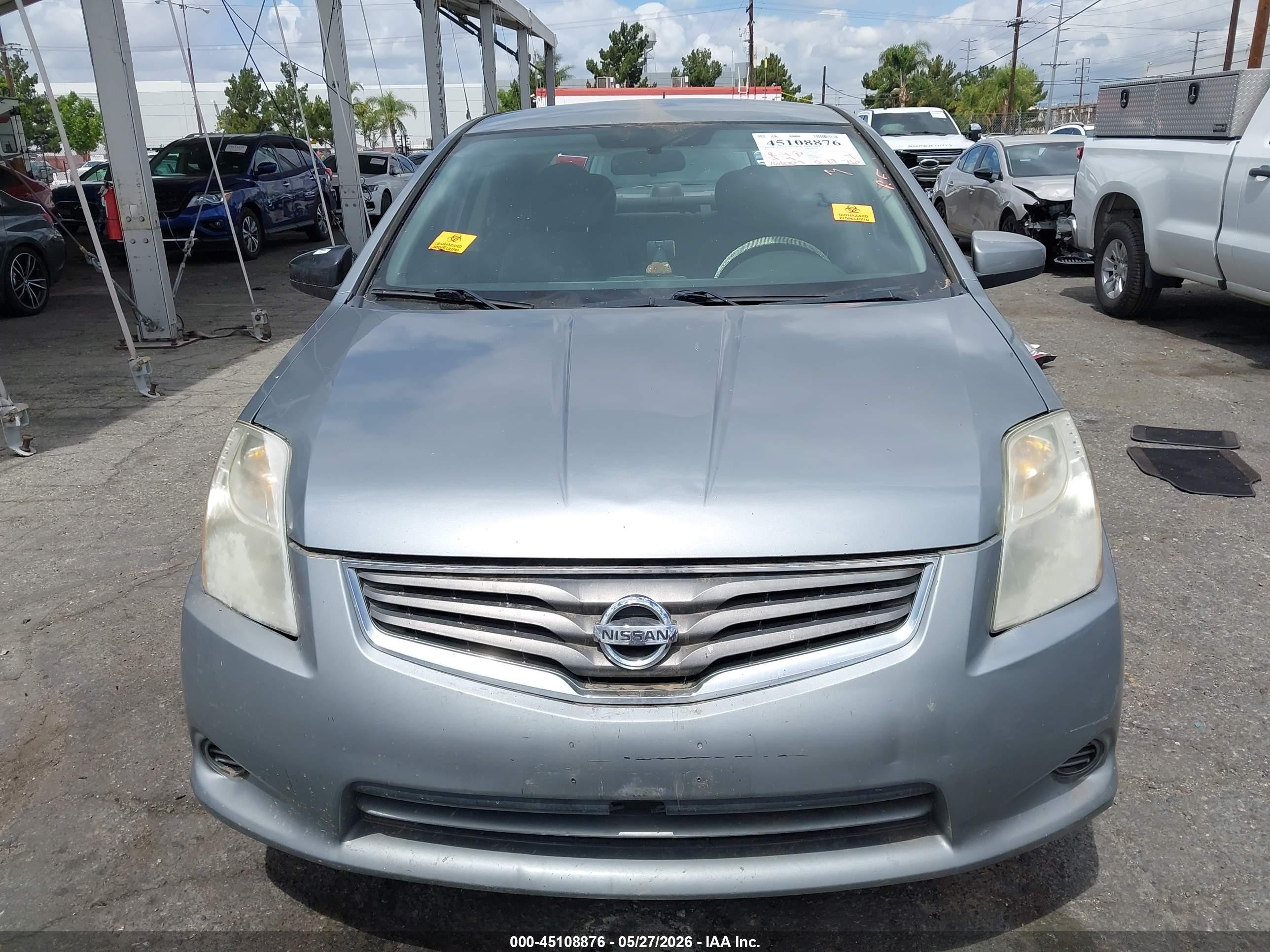 2010 Nissan Sentra 2.0/2.0s/sr/2.0sl Gray vin: 3N1AB6AP3AL697989