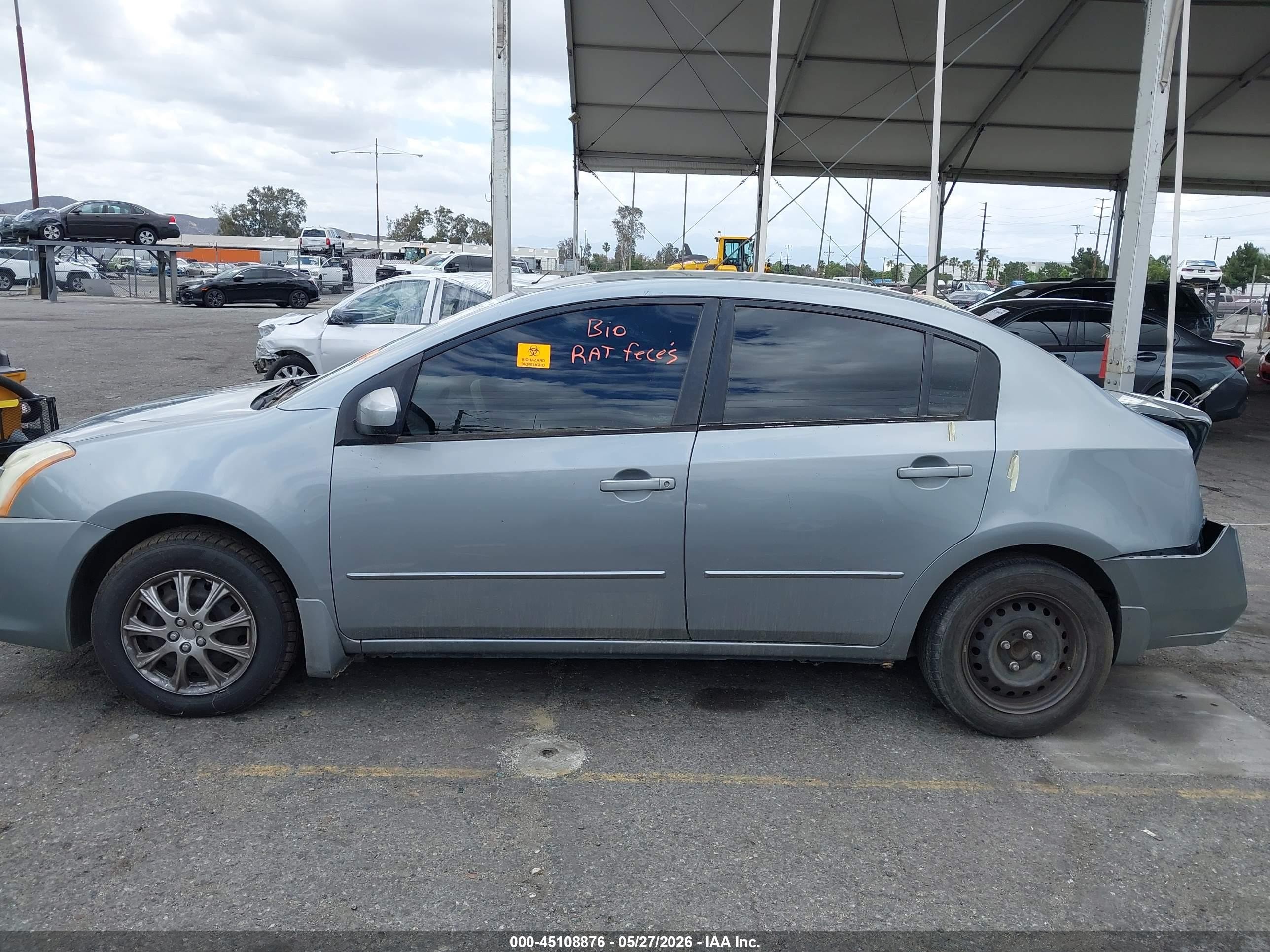 2010 Nissan Sentra 2.0/2.0s/sr/2.0sl Gray vin: 3N1AB6AP3AL697989