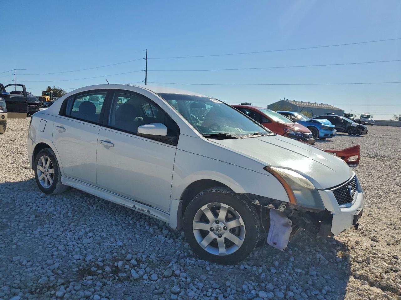 2010 Nissan Sentra 2.0 White vin: 3N1AB6AP3AL708876
