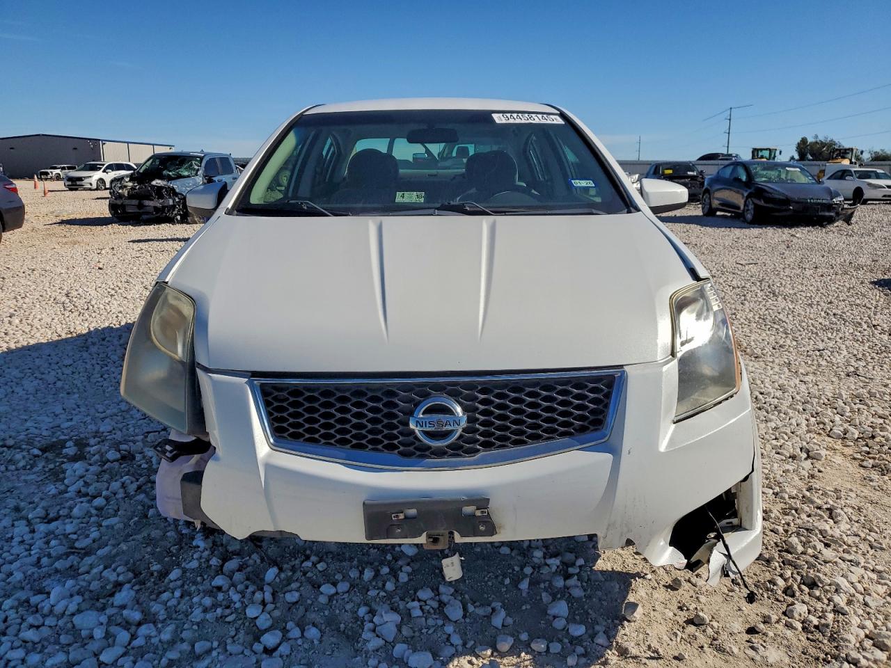 2010 Nissan Sentra 2.0 White vin: 3N1AB6AP3AL708876