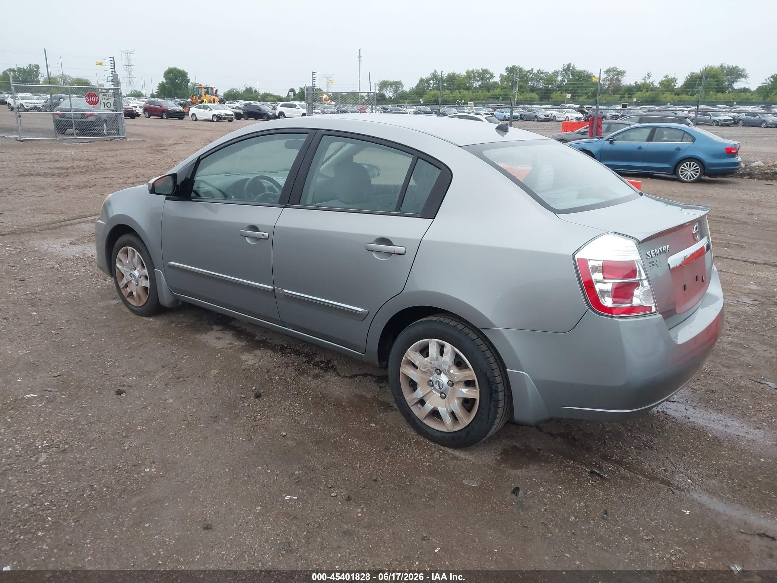 2010 Nissan Sentra 2.0s Gray vin: 3N1AB6AP3AL712331