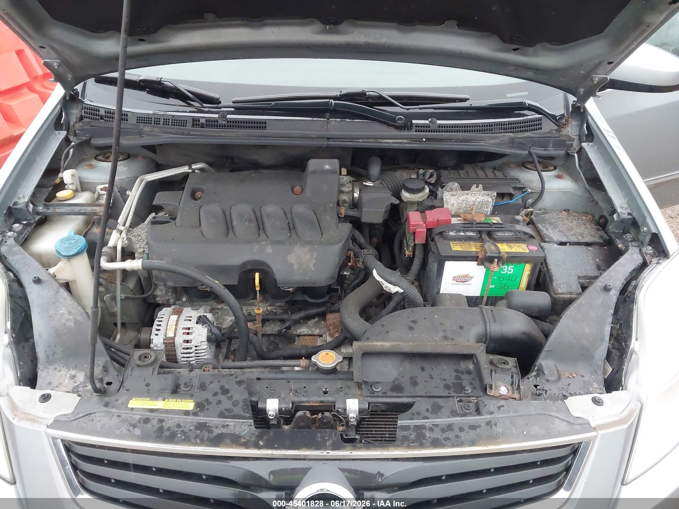 2010 Nissan Sentra 2.0s Gray vin: 3N1AB6AP3AL712331