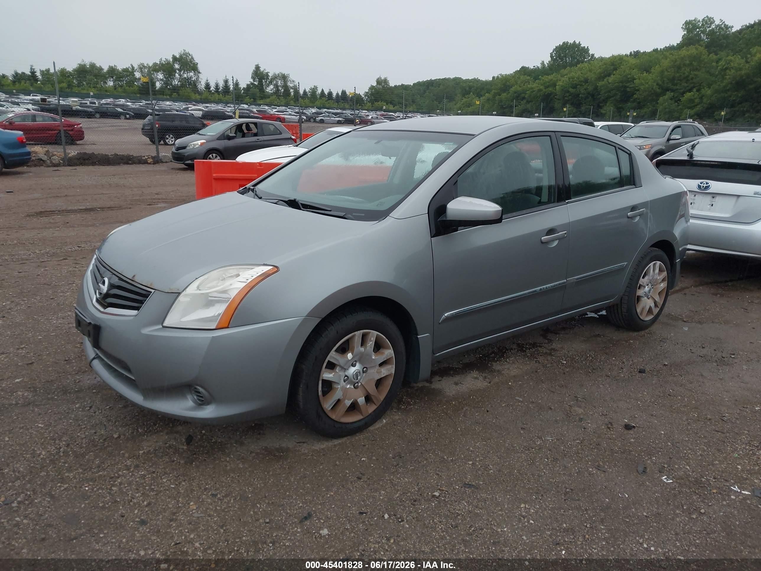 2010 Nissan Sentra 2.0s Gray vin: 3N1AB6AP3AL712331