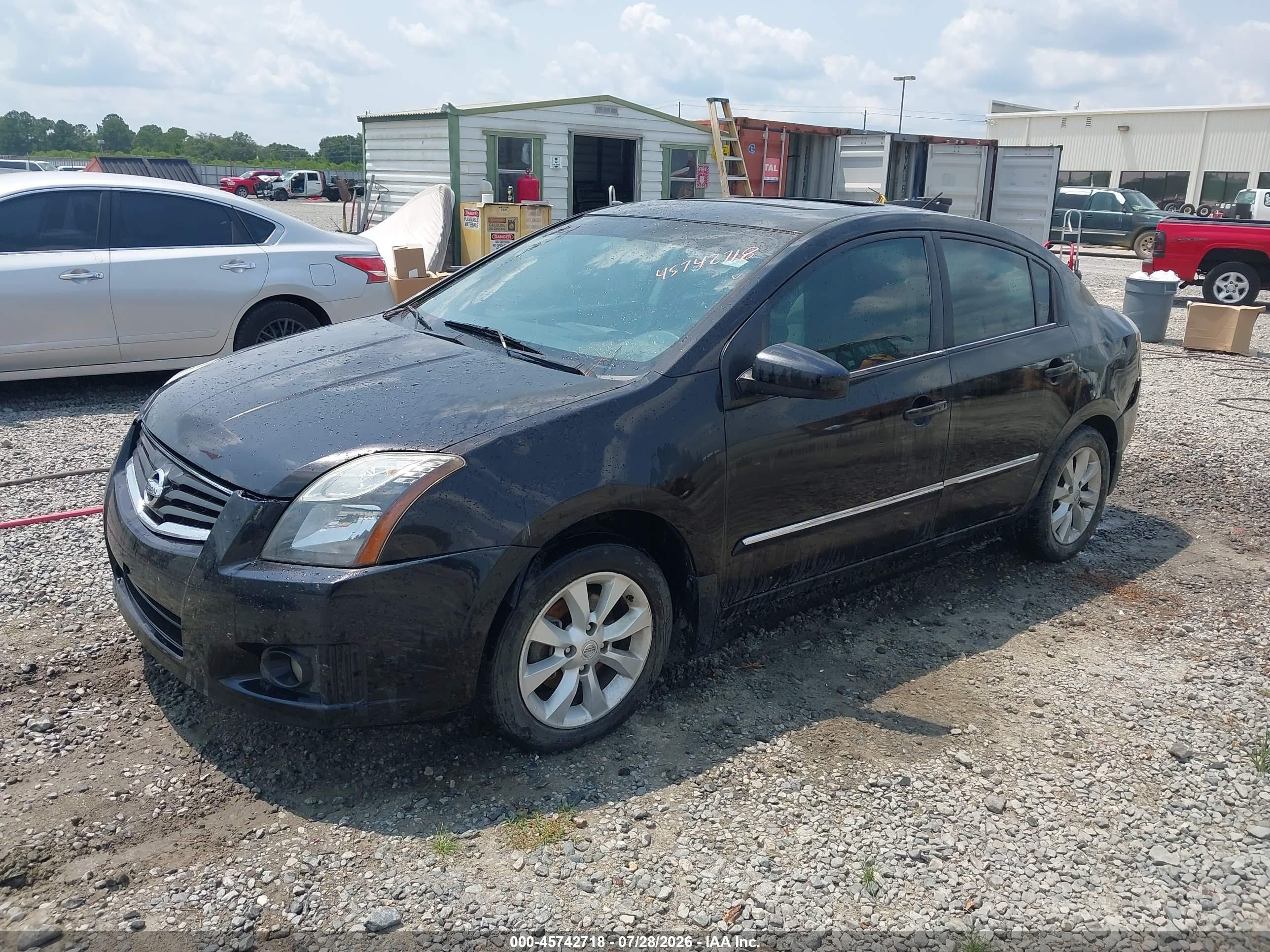 2010 Nissan Sentra 2.0sl Black vin: 3N1AB6AP3AL719568