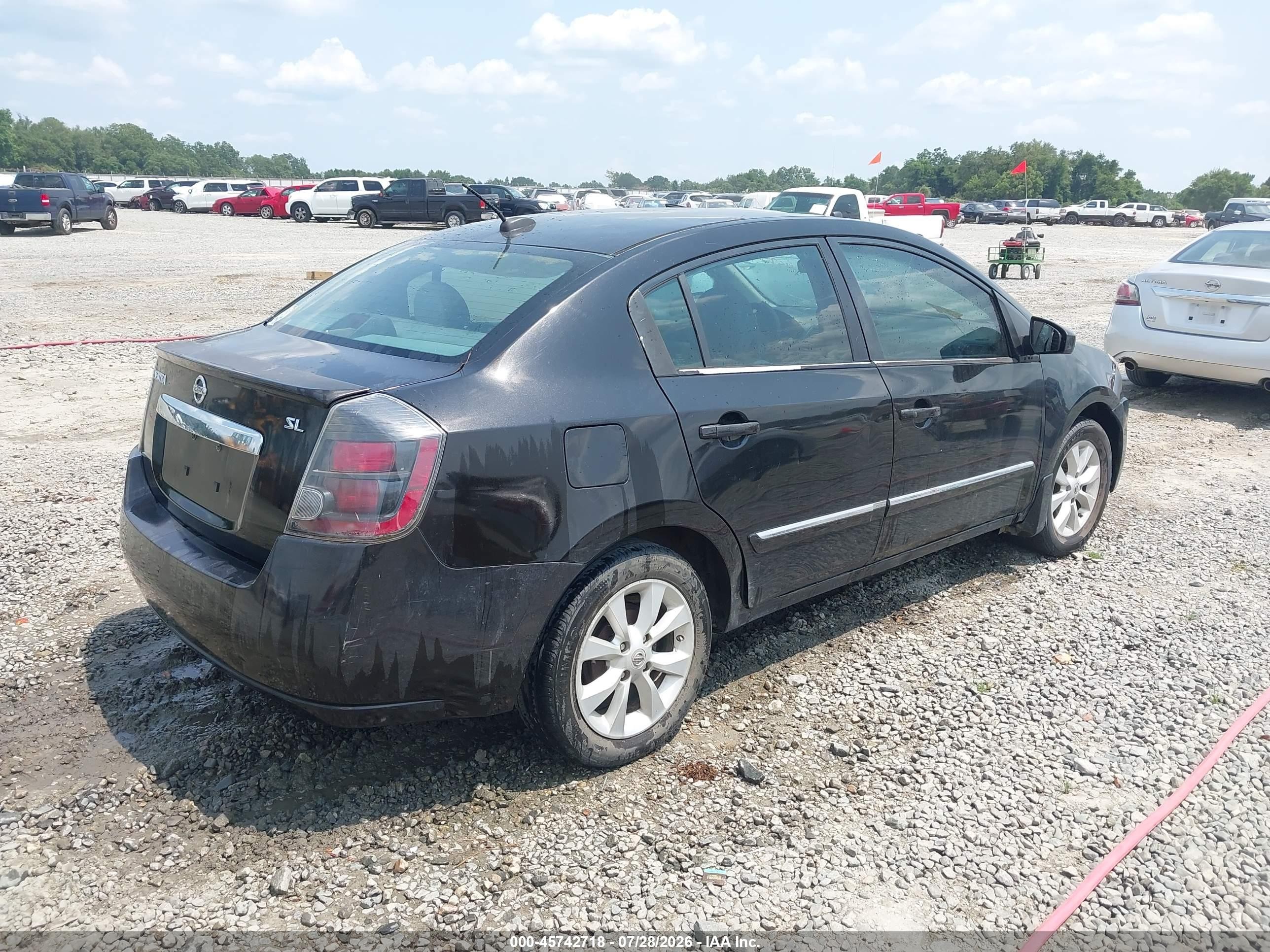 2010 Nissan Sentra 2.0sl Black vin: 3N1AB6AP3AL719568