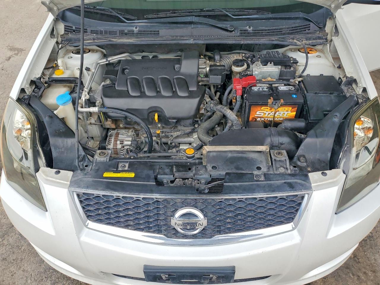 2010 Nissan Sentra 1.8 S/sv/sr/sl White vin: 3N1AB6AP3AL724723