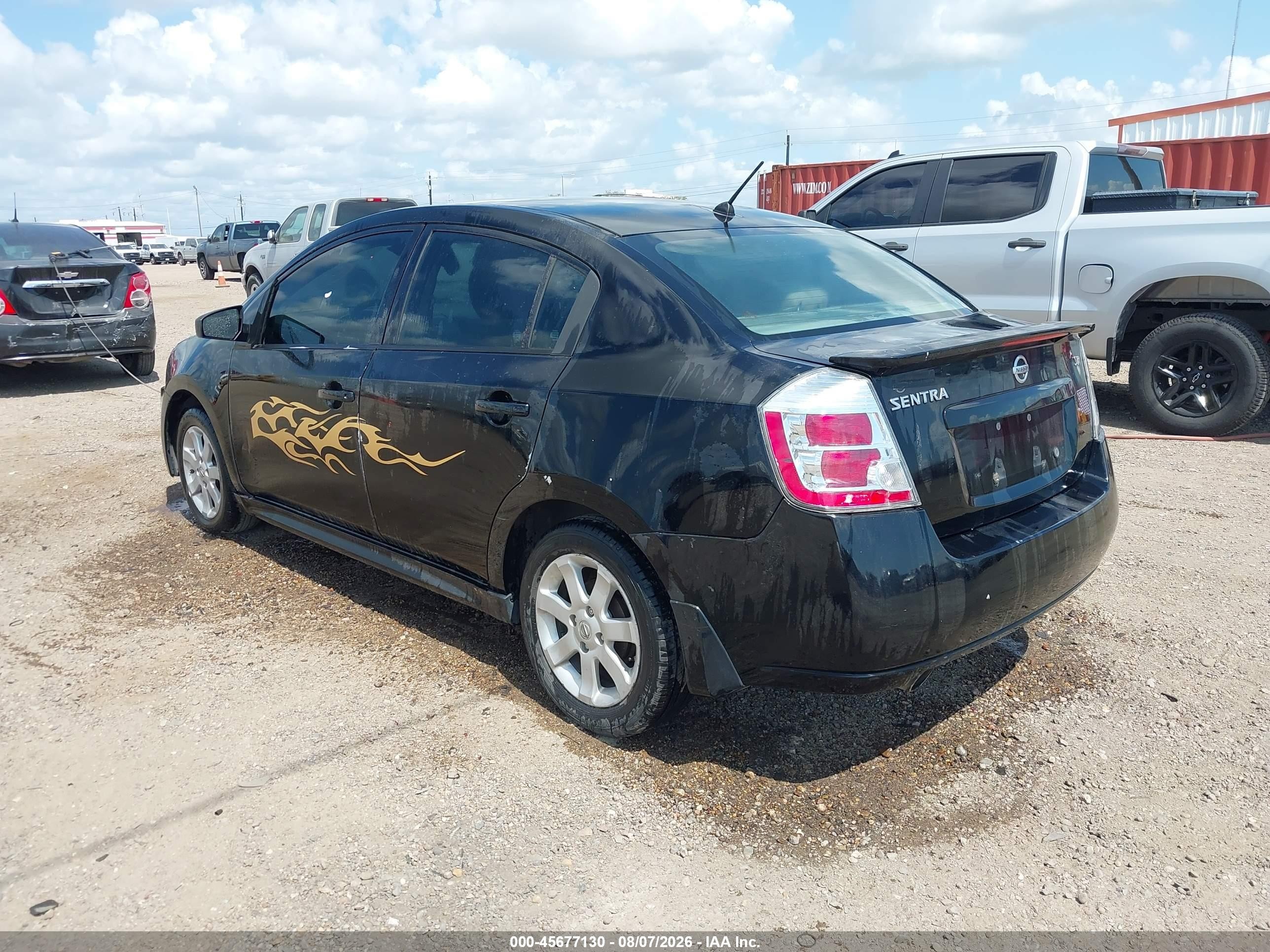 2011 Nissan Sentra 2.0sr Black vin: 3N1AB6AP3BL628320