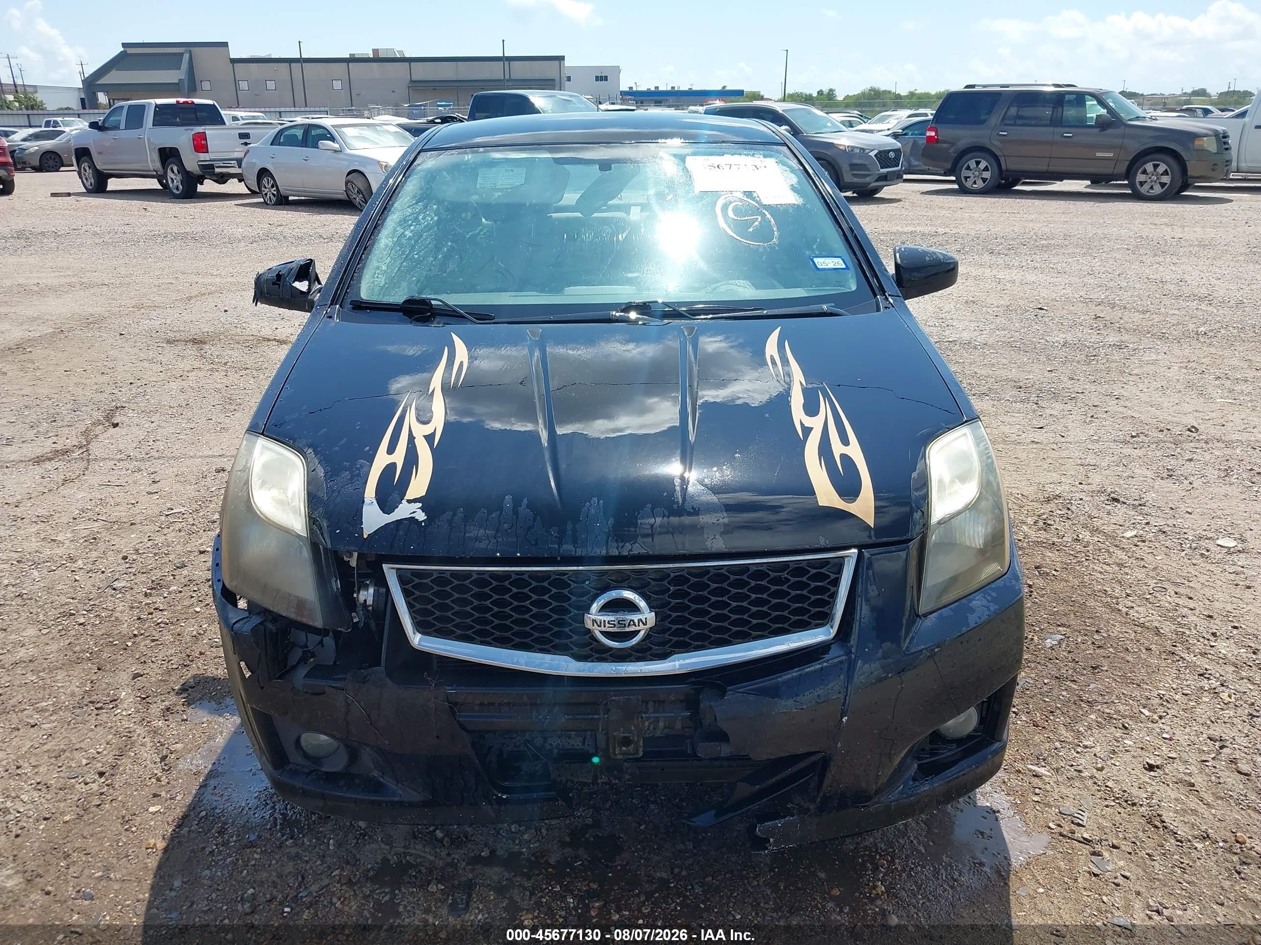 2011 Nissan Sentra 2.0sr Black vin: 3N1AB6AP3BL628320