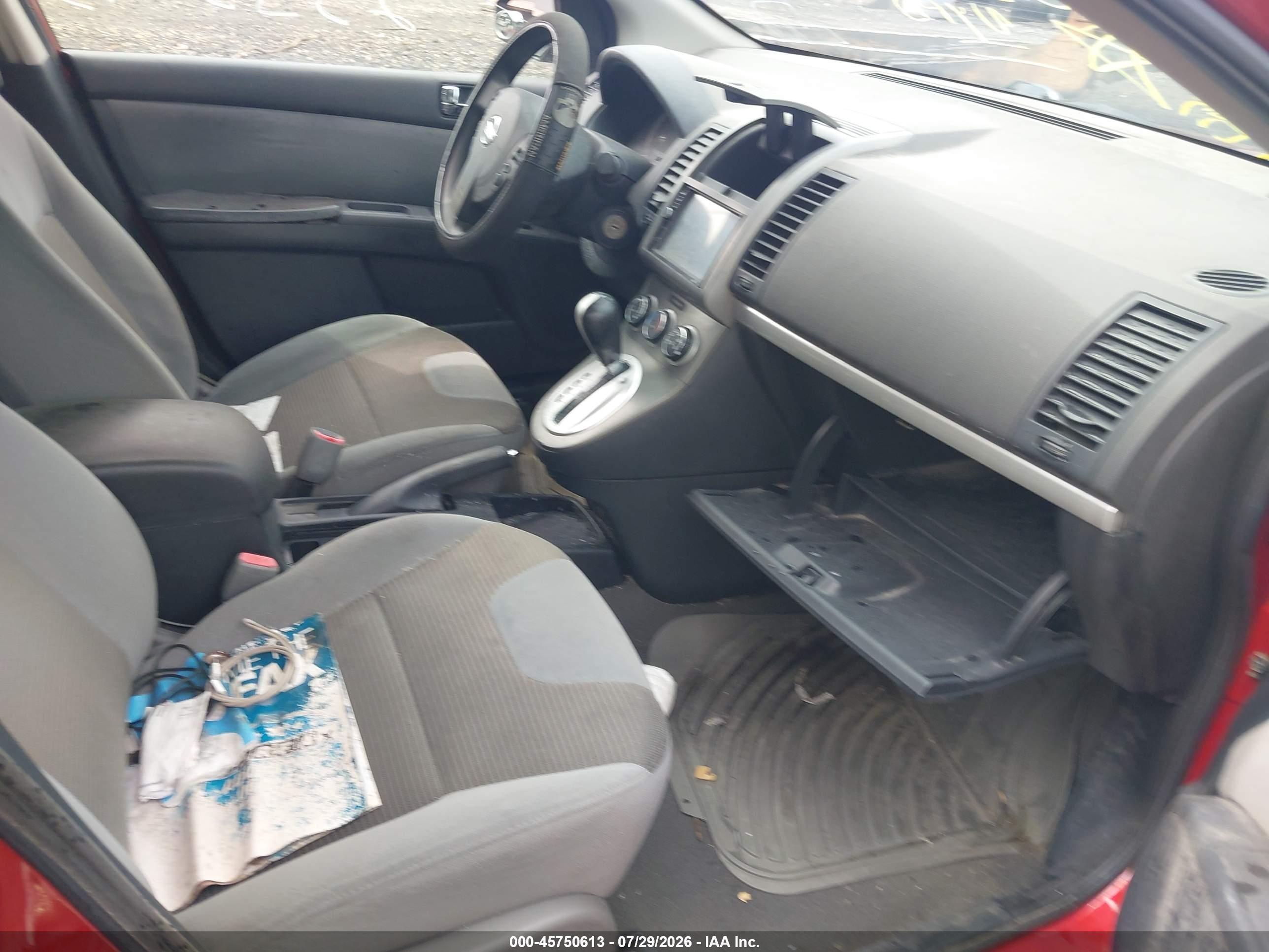 2011 Nissan Sentra 2.0sr Red vin: 3N1AB6AP3BL632870