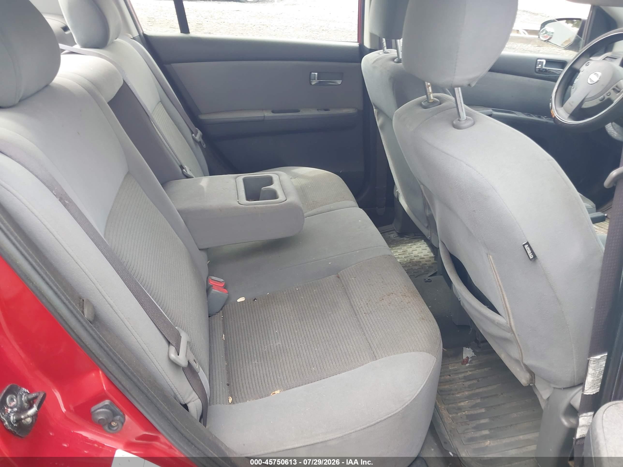 2011 Nissan Sentra 2.0sr Red vin: 3N1AB6AP3BL632870