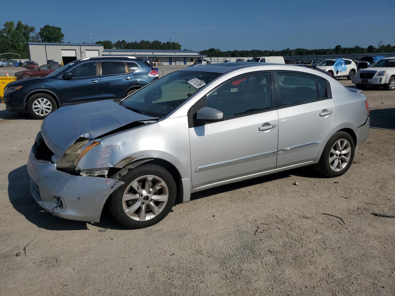 2011 Nissan Sentra 2.0 Silver vin: 3N1AB6AP3BL635591