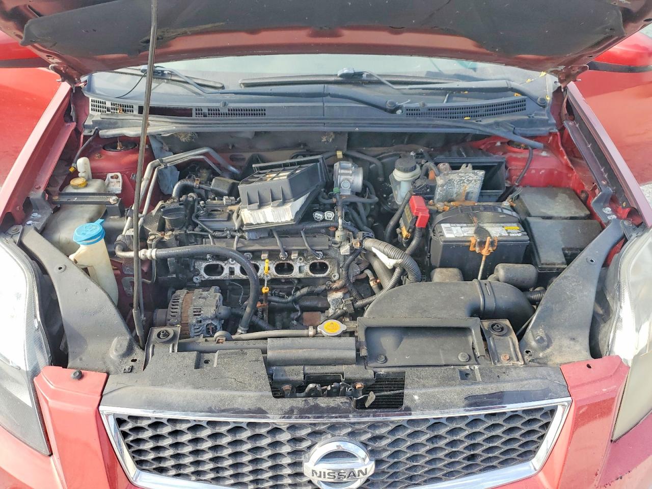 2011 Nissan Sentra 2.0 Burgundy vin: 3N1AB6AP3BL650463