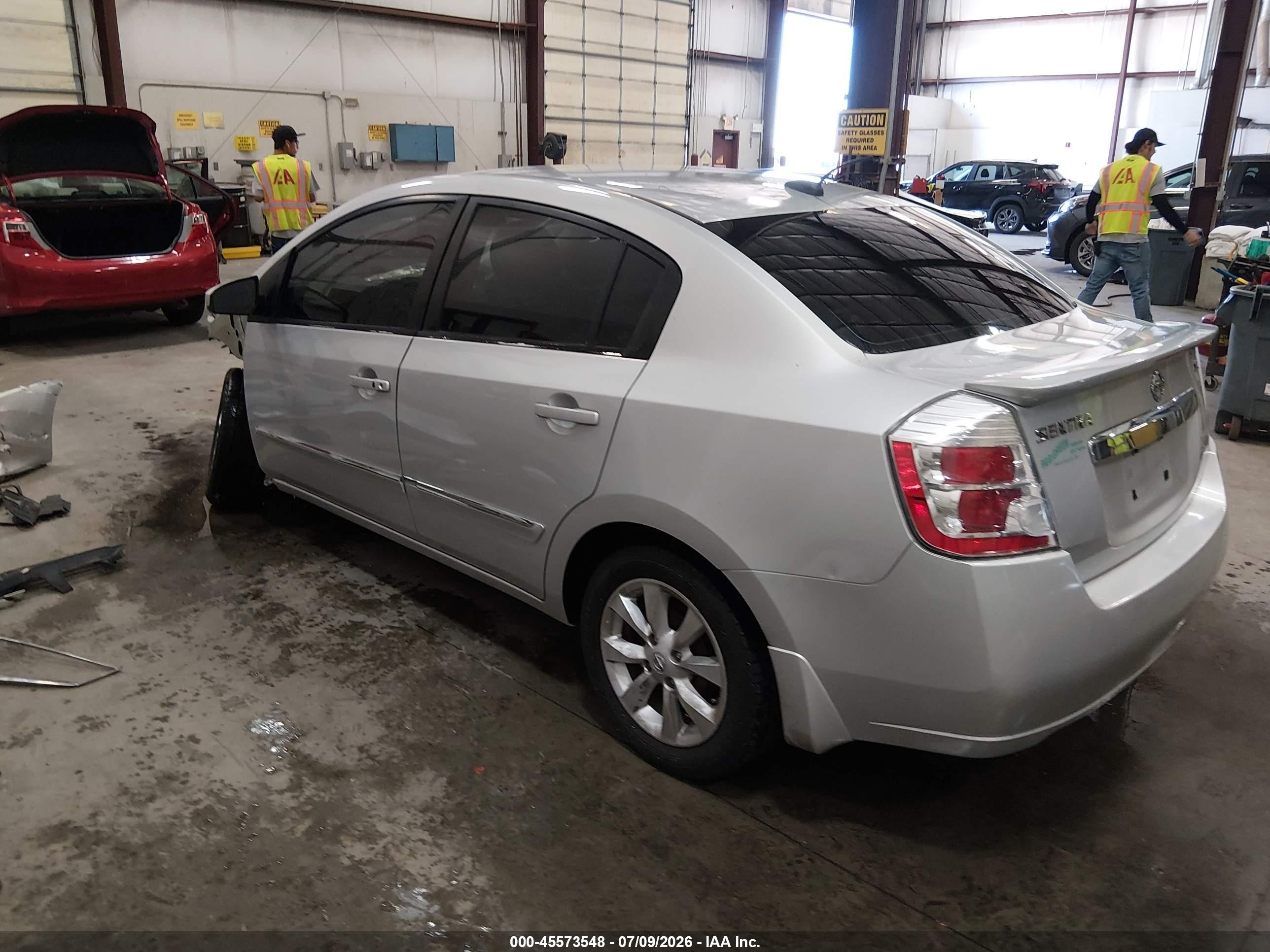 2011 Nissan Sentra 2.0sl Silver vin: 3N1AB6AP3BL653329