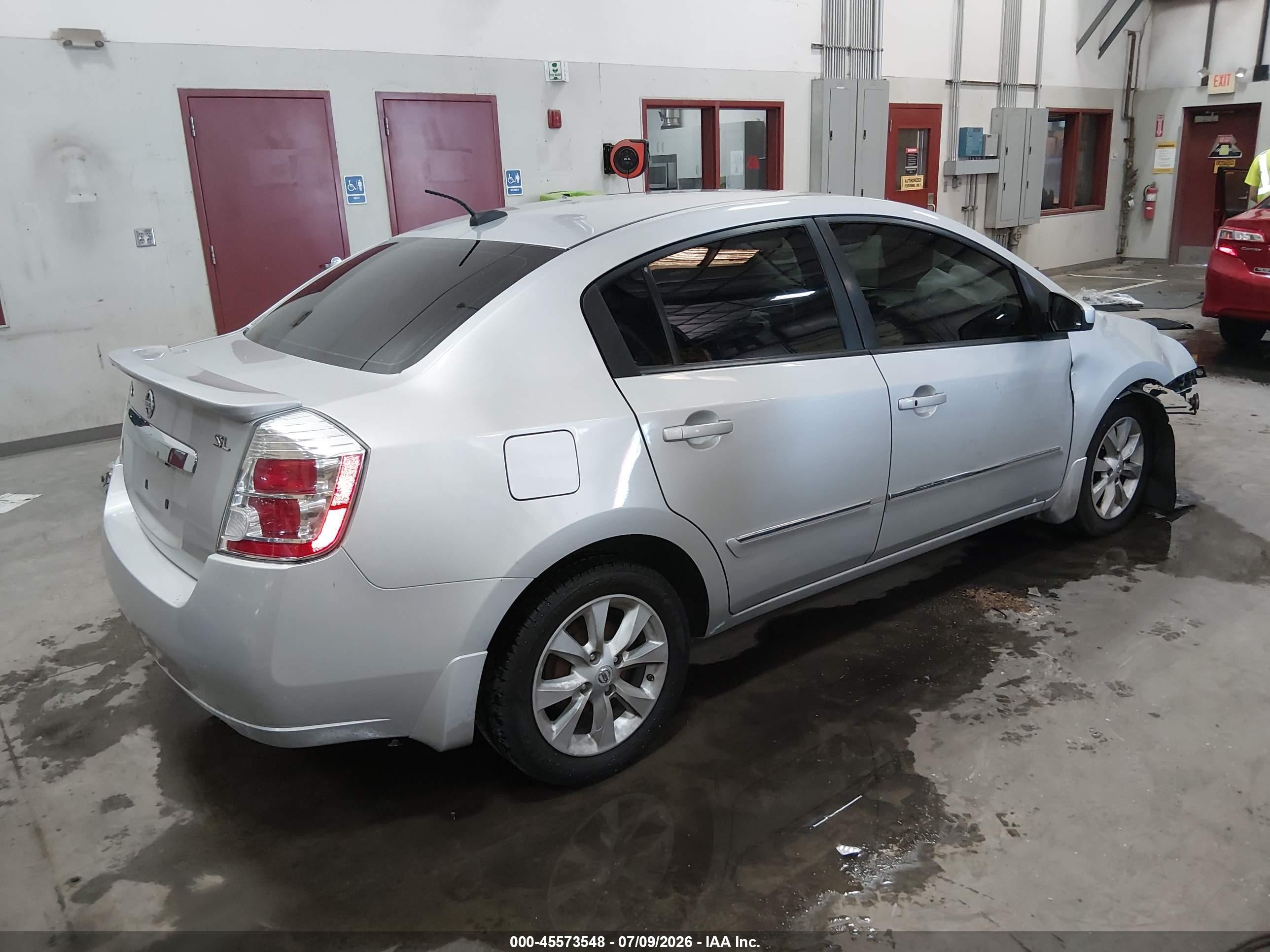 2011 Nissan Sentra 2.0sl Silver vin: 3N1AB6AP3BL653329