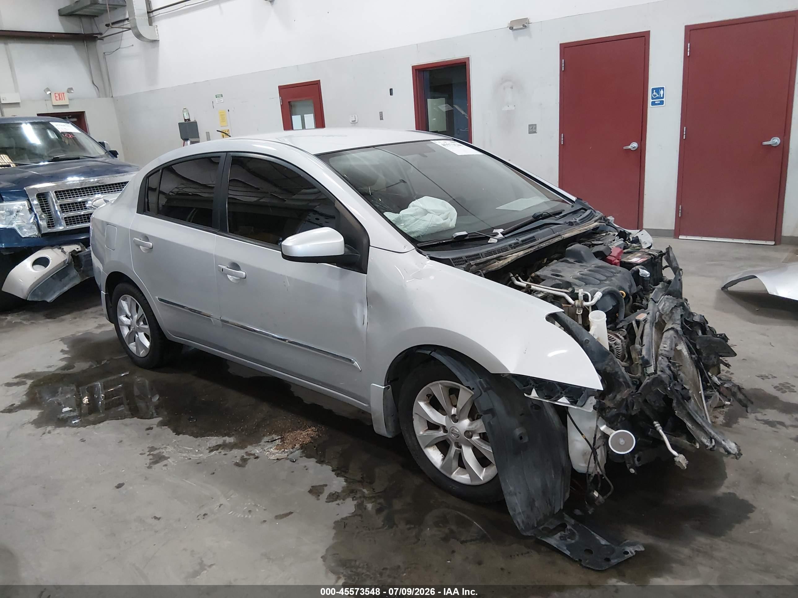 2011 Nissan Sentra 2.0sl Silver vin: 3N1AB6AP3BL653329