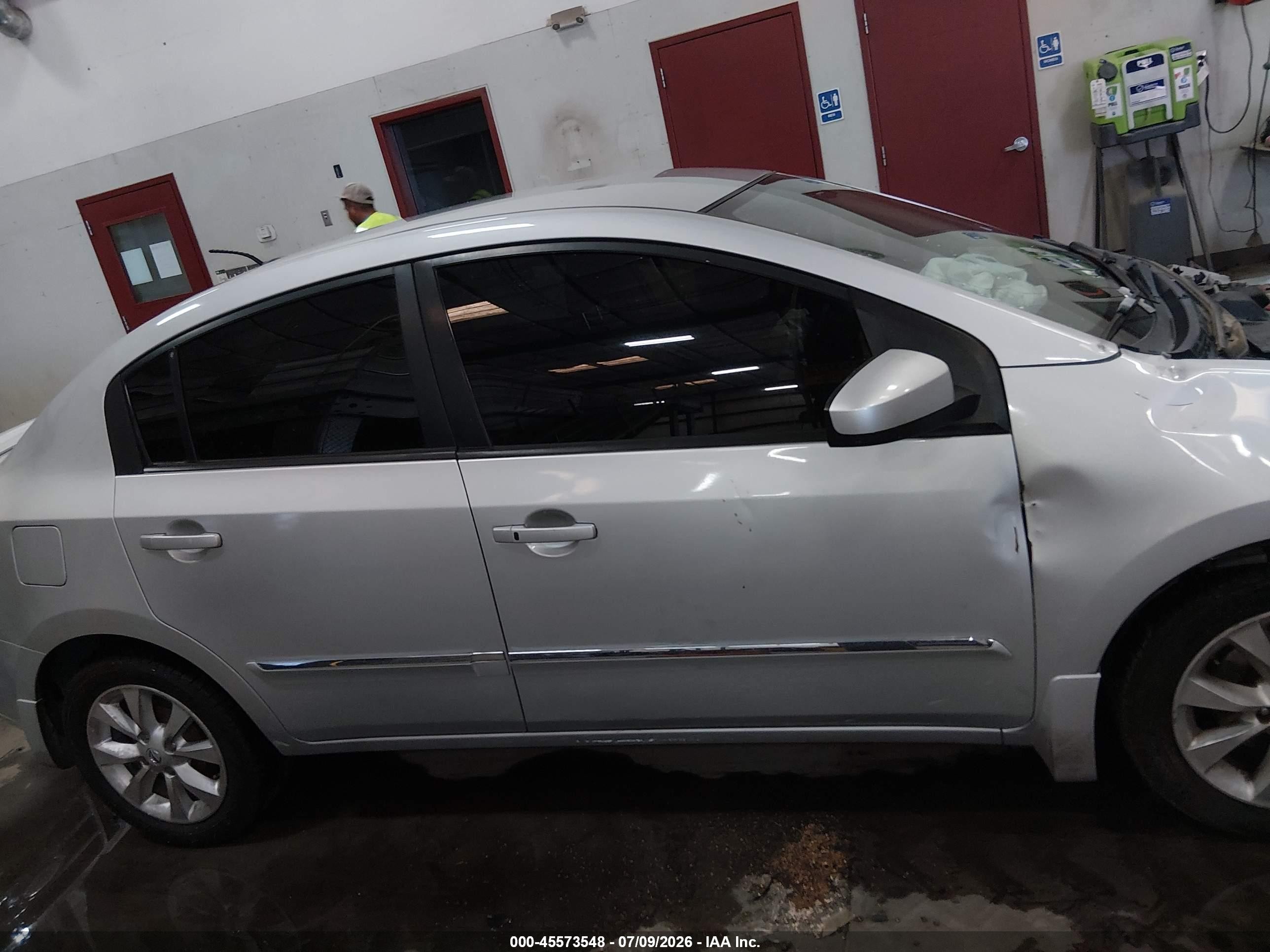 2011 Nissan Sentra 2.0sl Silver vin: 3N1AB6AP3BL653329