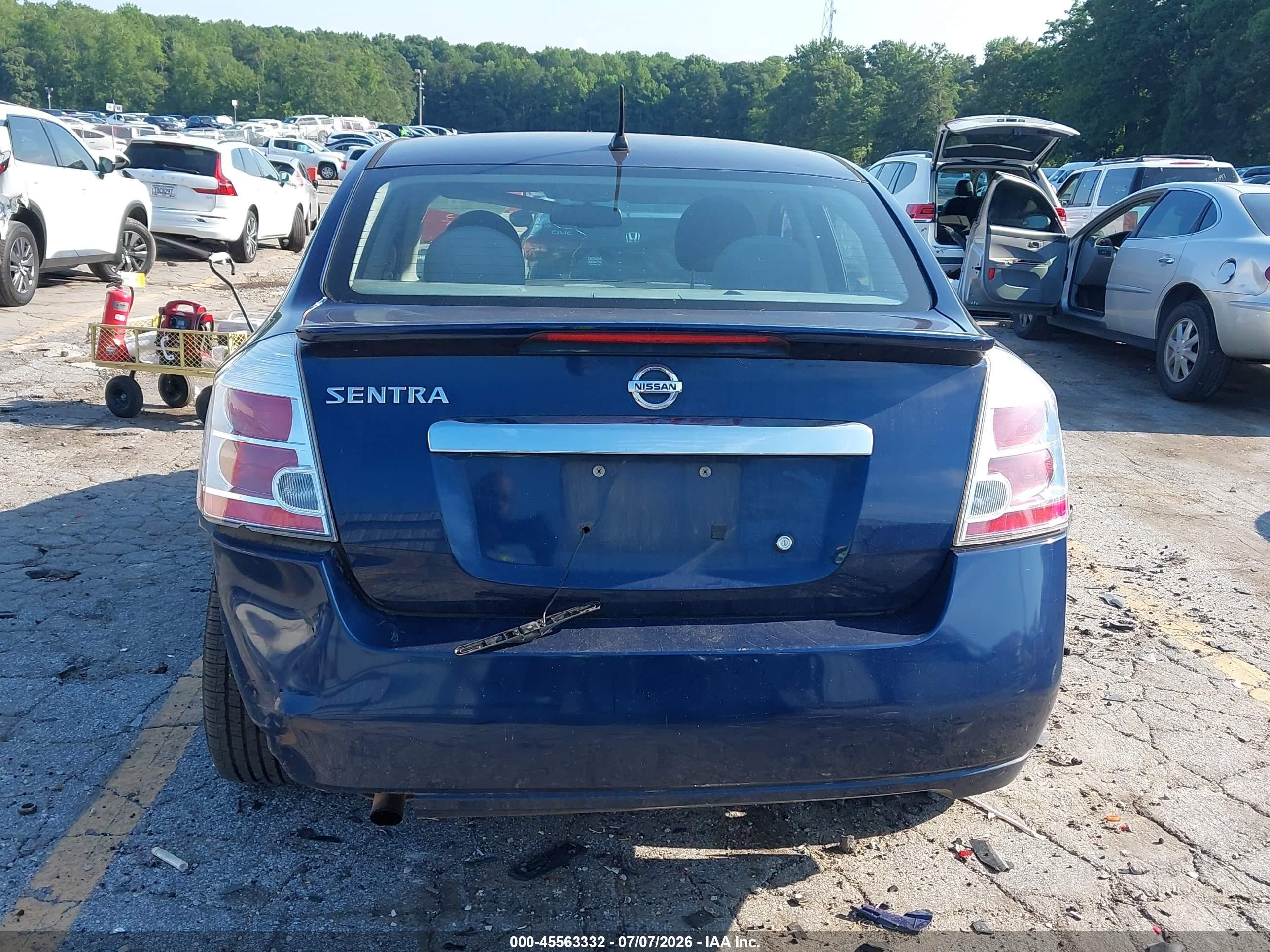 2011 Nissan Sentra 2.0s Blue vin: 3N1AB6AP3BL656196