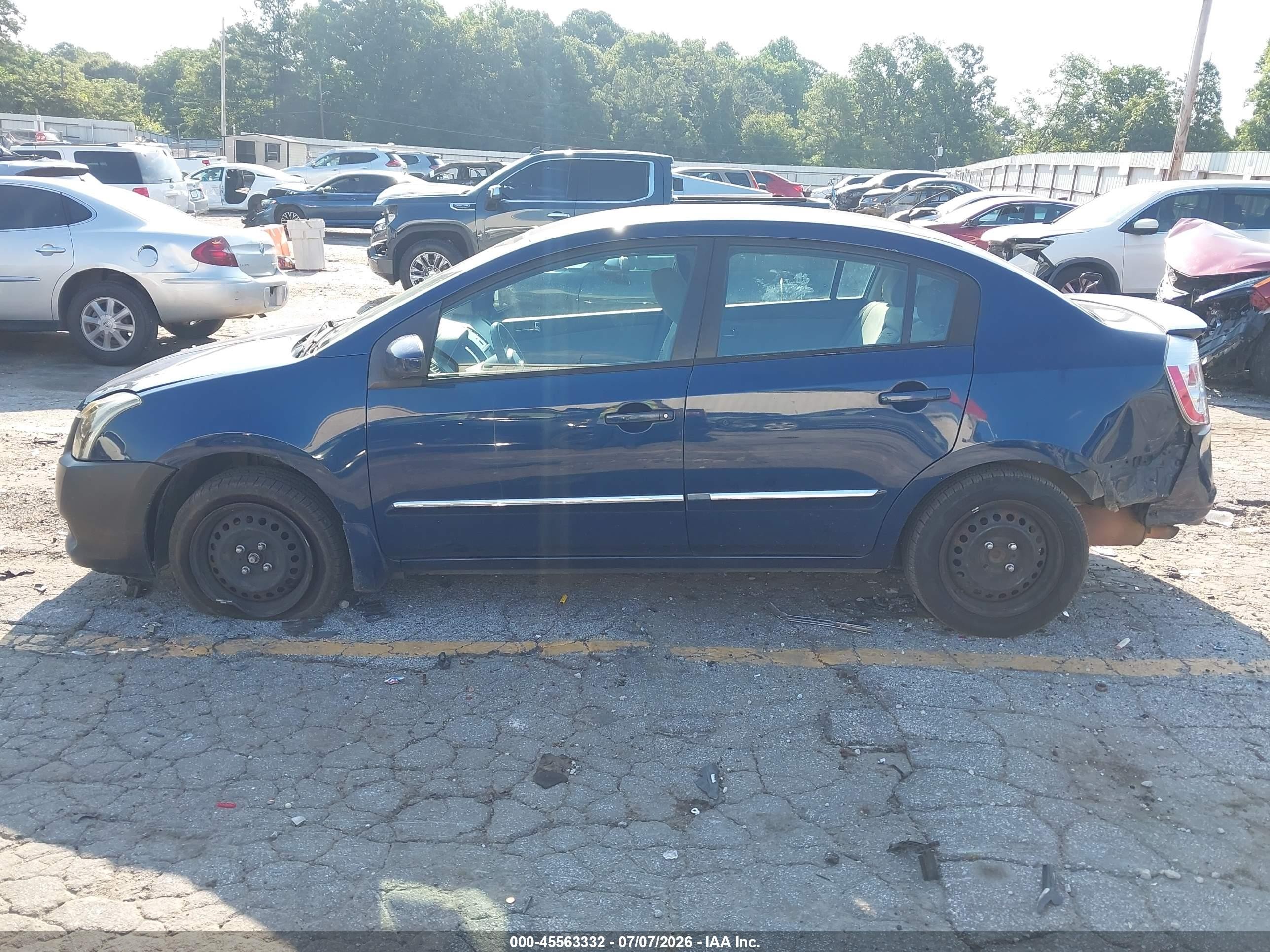2011 Nissan Sentra 2.0s Blue vin: 3N1AB6AP3BL656196
