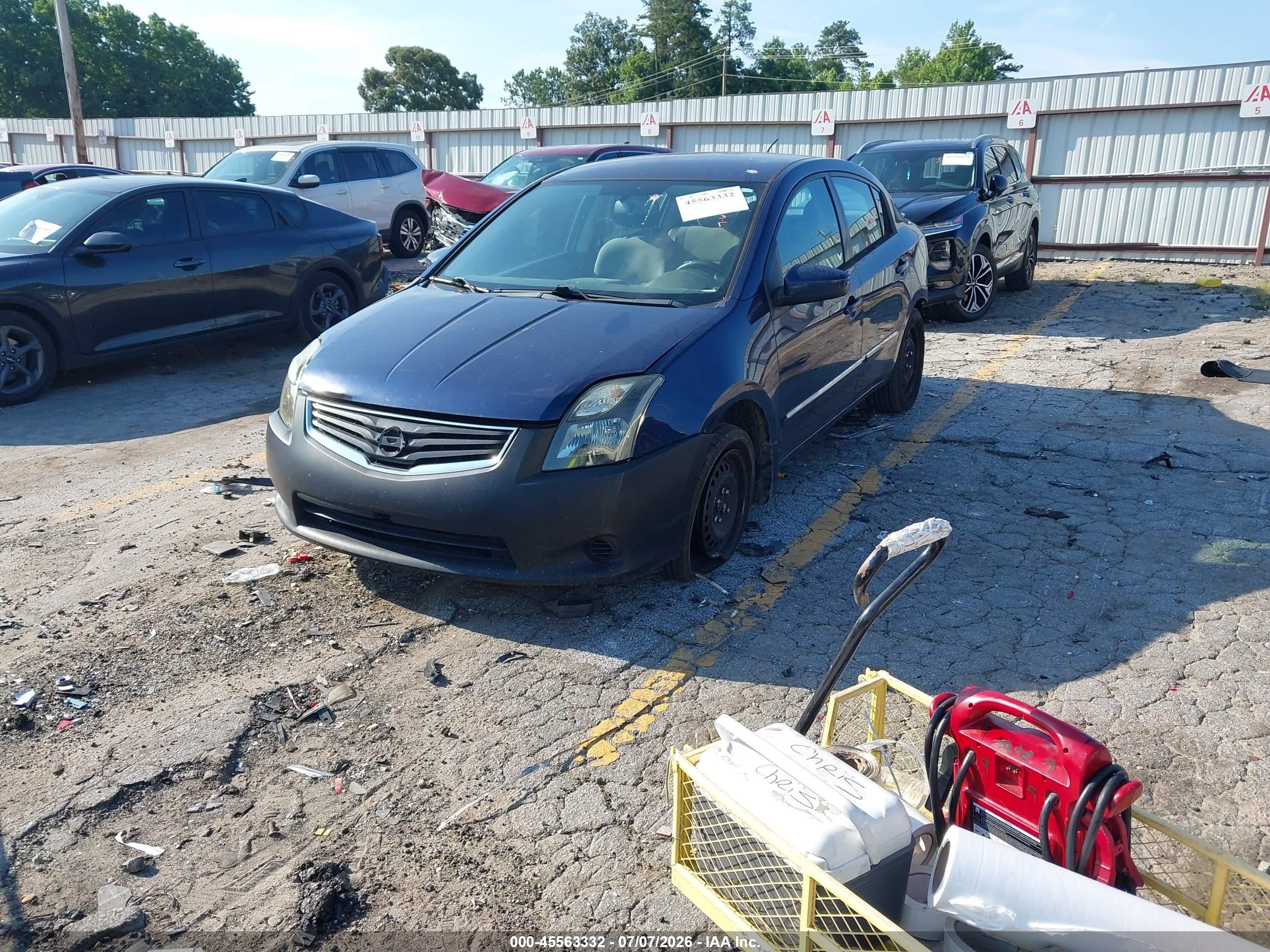2011 Nissan Sentra 2.0s Blue vin: 3N1AB6AP3BL656196
