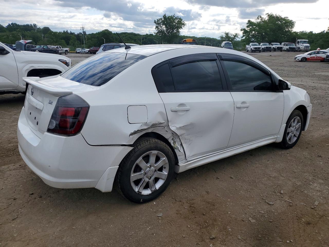 2011 Nissan Sentra 2.0 White vin: 3N1AB6AP3BL662841