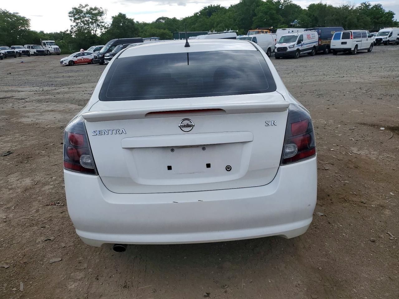 2011 Nissan Sentra 2.0 White vin: 3N1AB6AP3BL662841