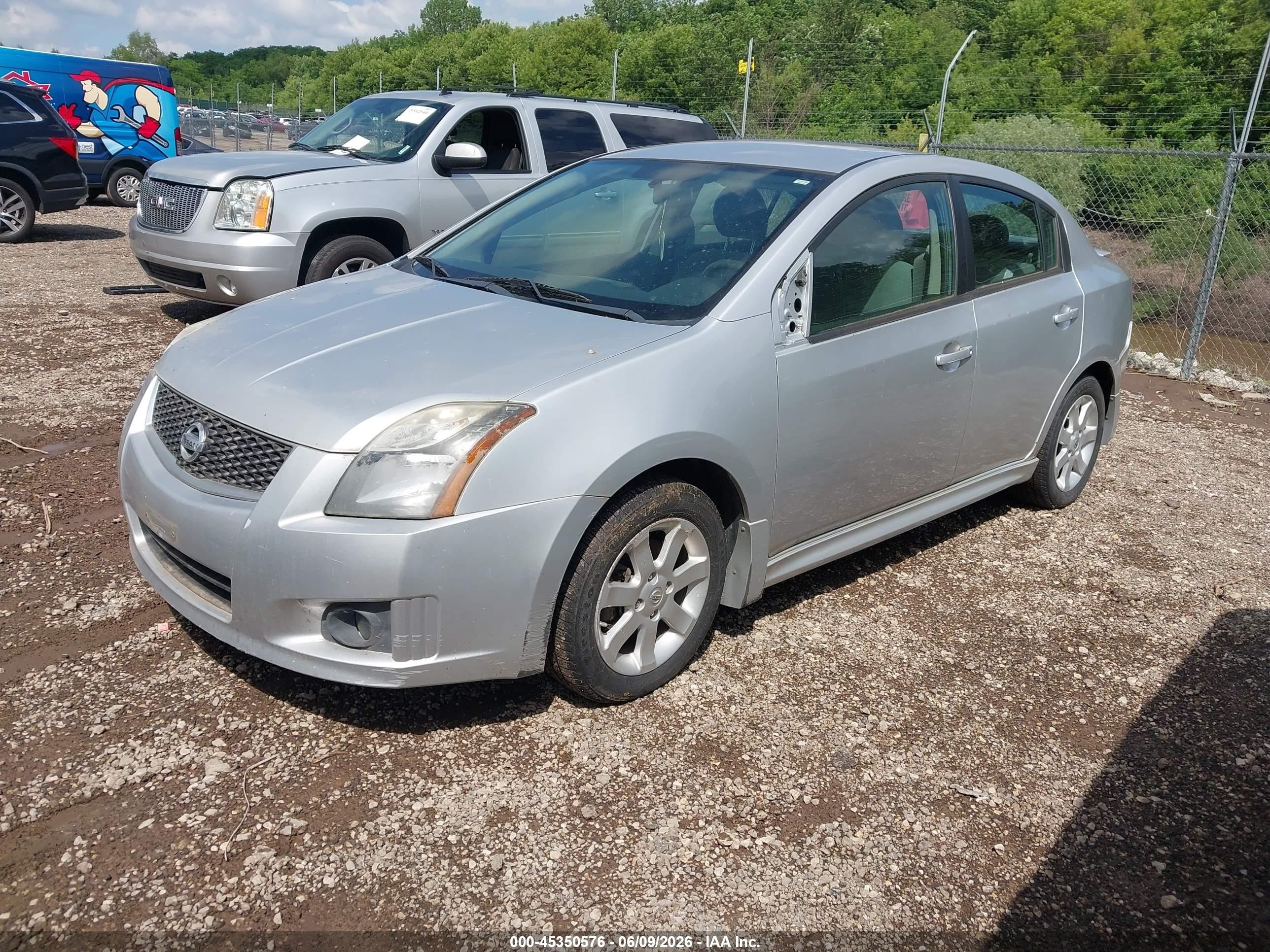2011 Nissan Sentra 2.0sr Silver vin: 3N1AB6AP3BL674410