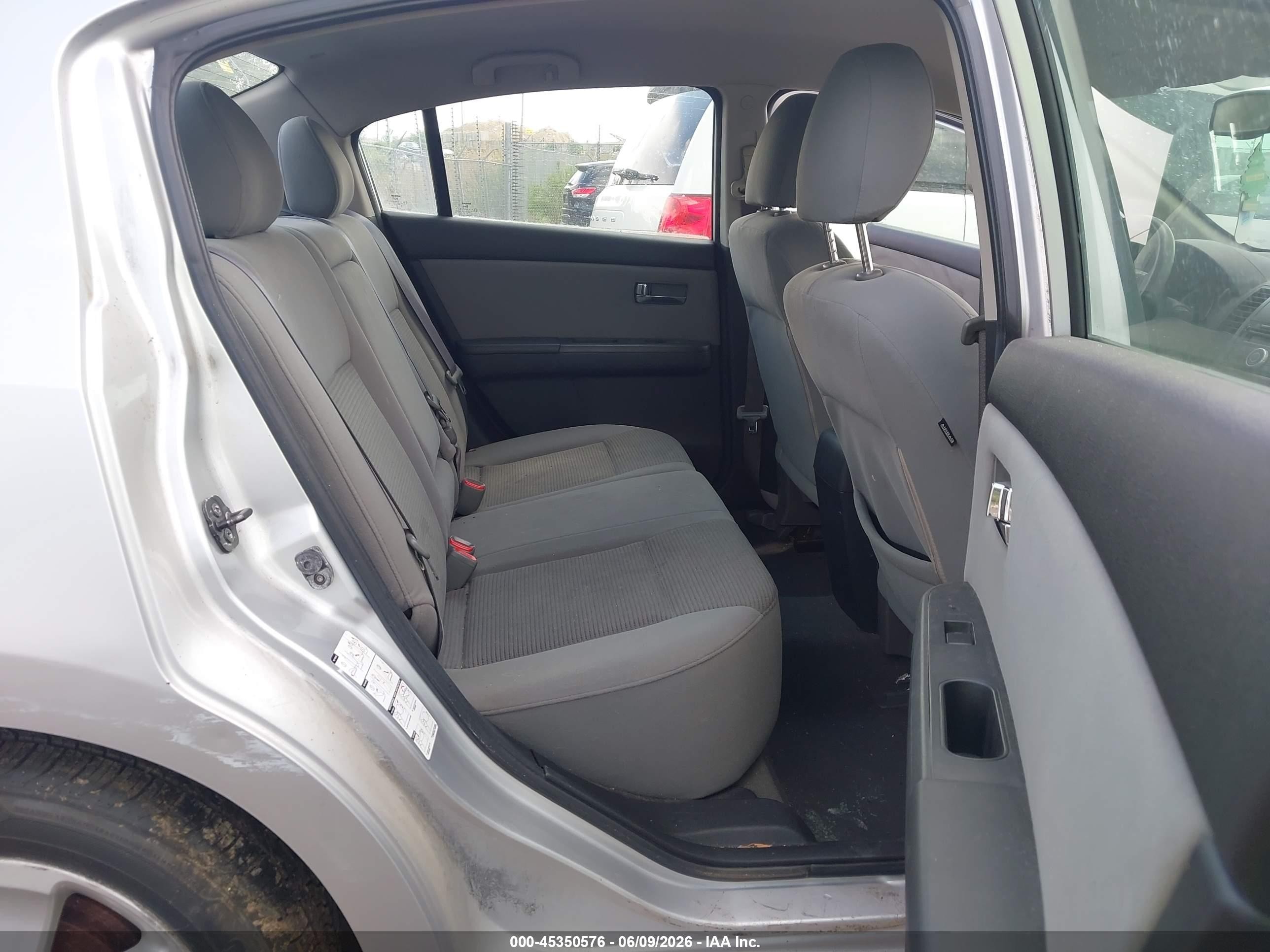 2011 Nissan Sentra 2.0sr Silver vin: 3N1AB6AP3BL674410