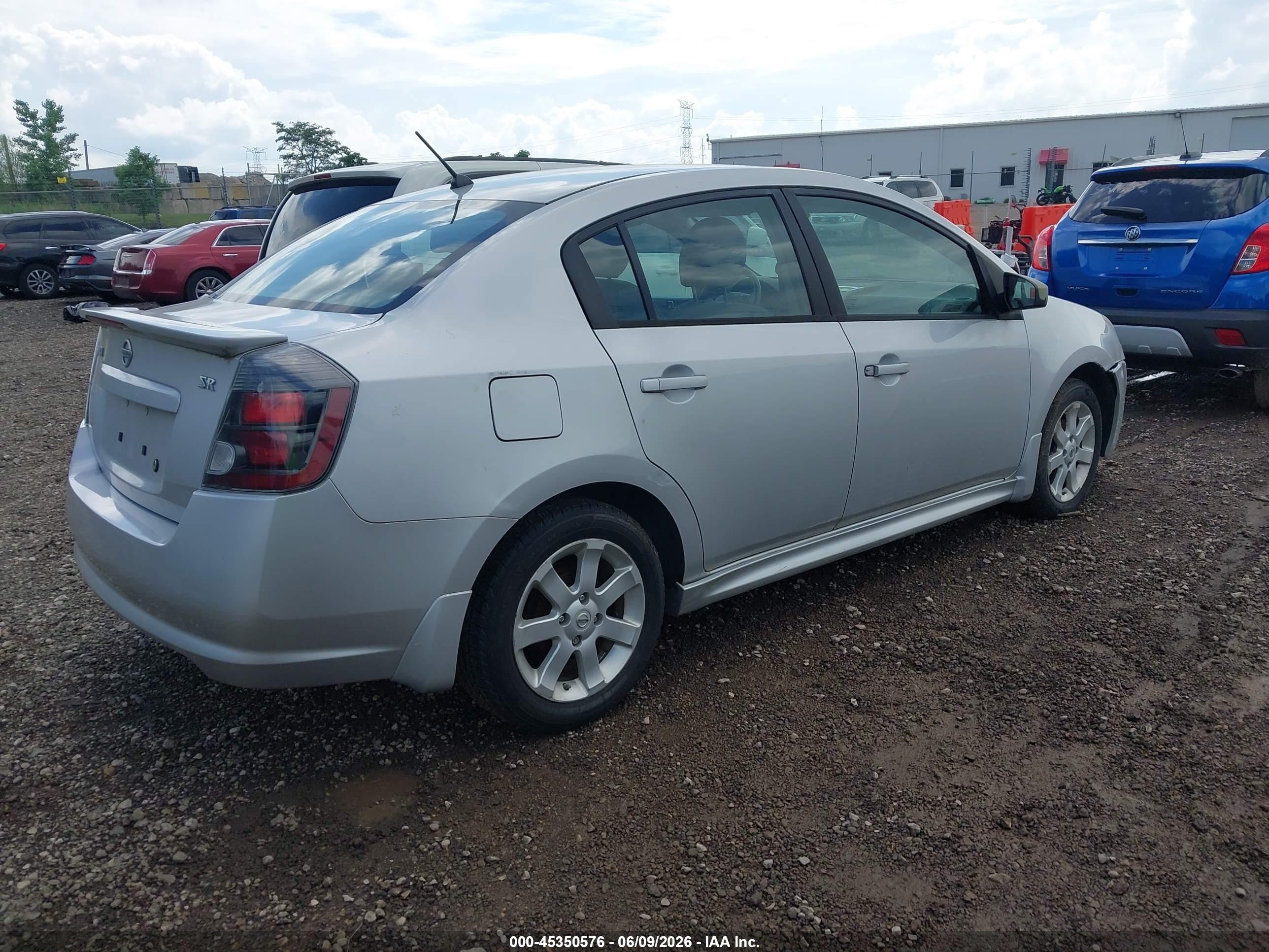 2011 Nissan Sentra 2.0sr Silver vin: 3N1AB6AP3BL674410
