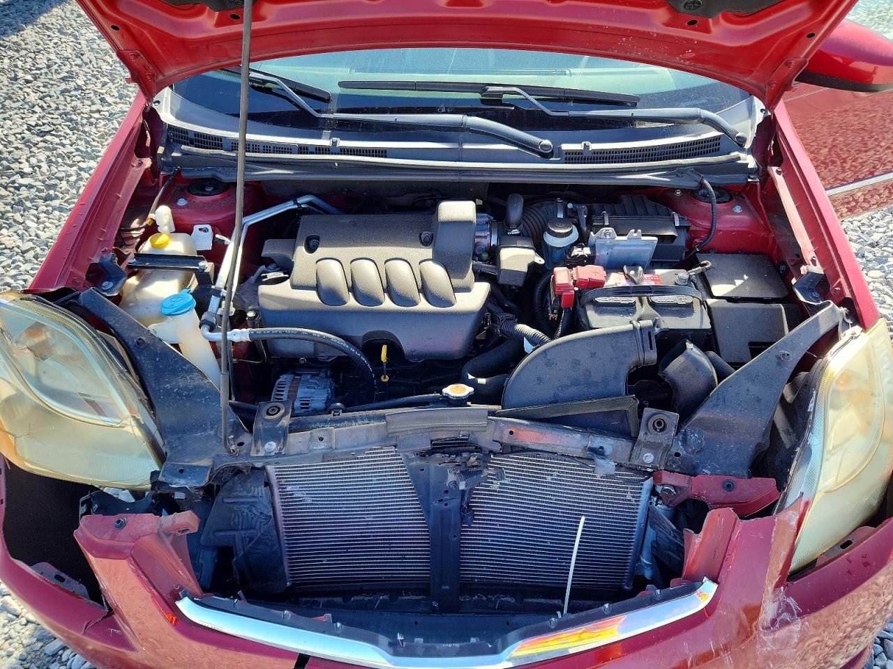 2011 Nissan Sentra 2.0 Red vin: 3N1AB6AP3BL677839