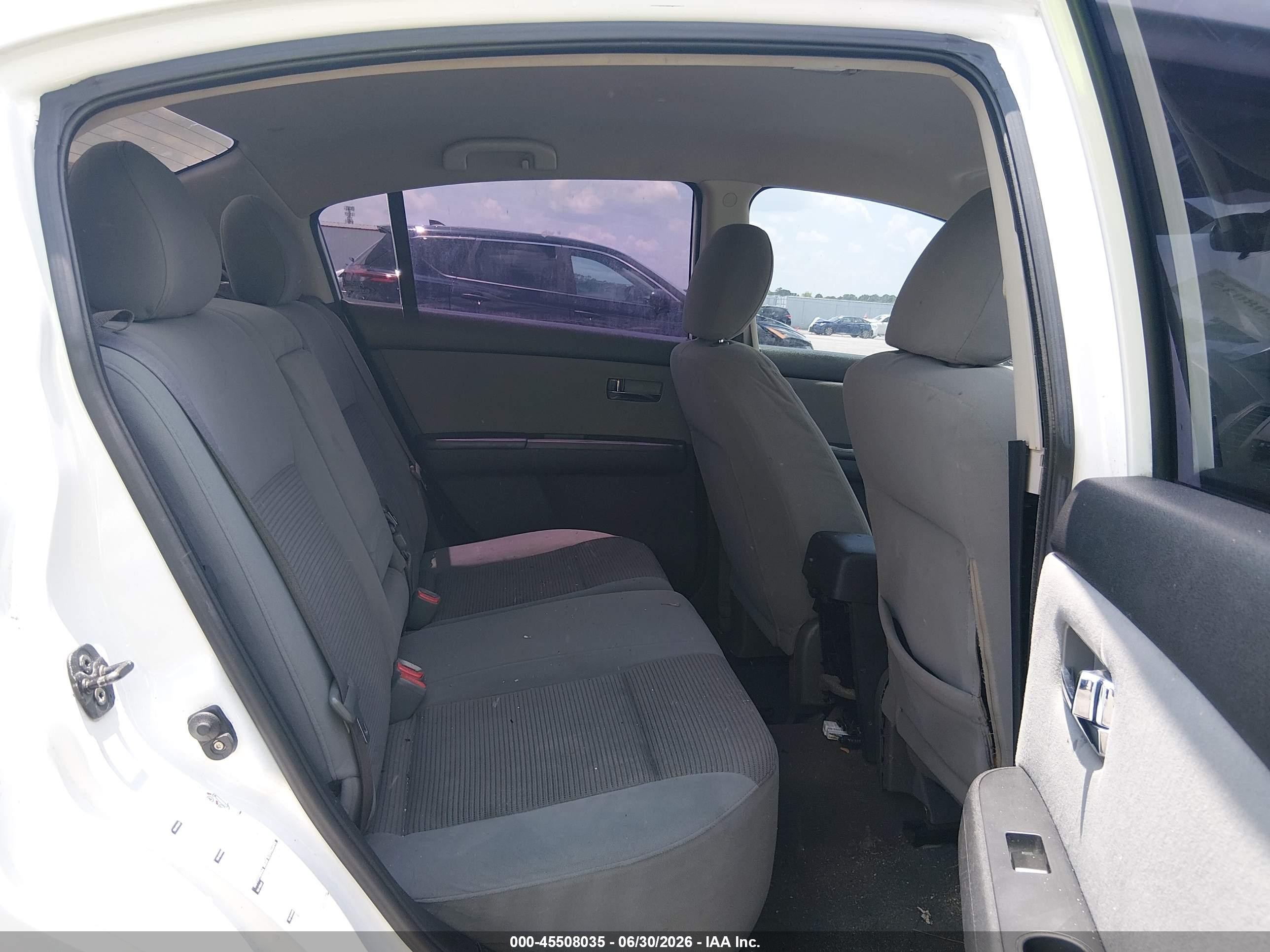 2011 Nissan Sentra 2.0s White vin: 3N1AB6AP3BL686900