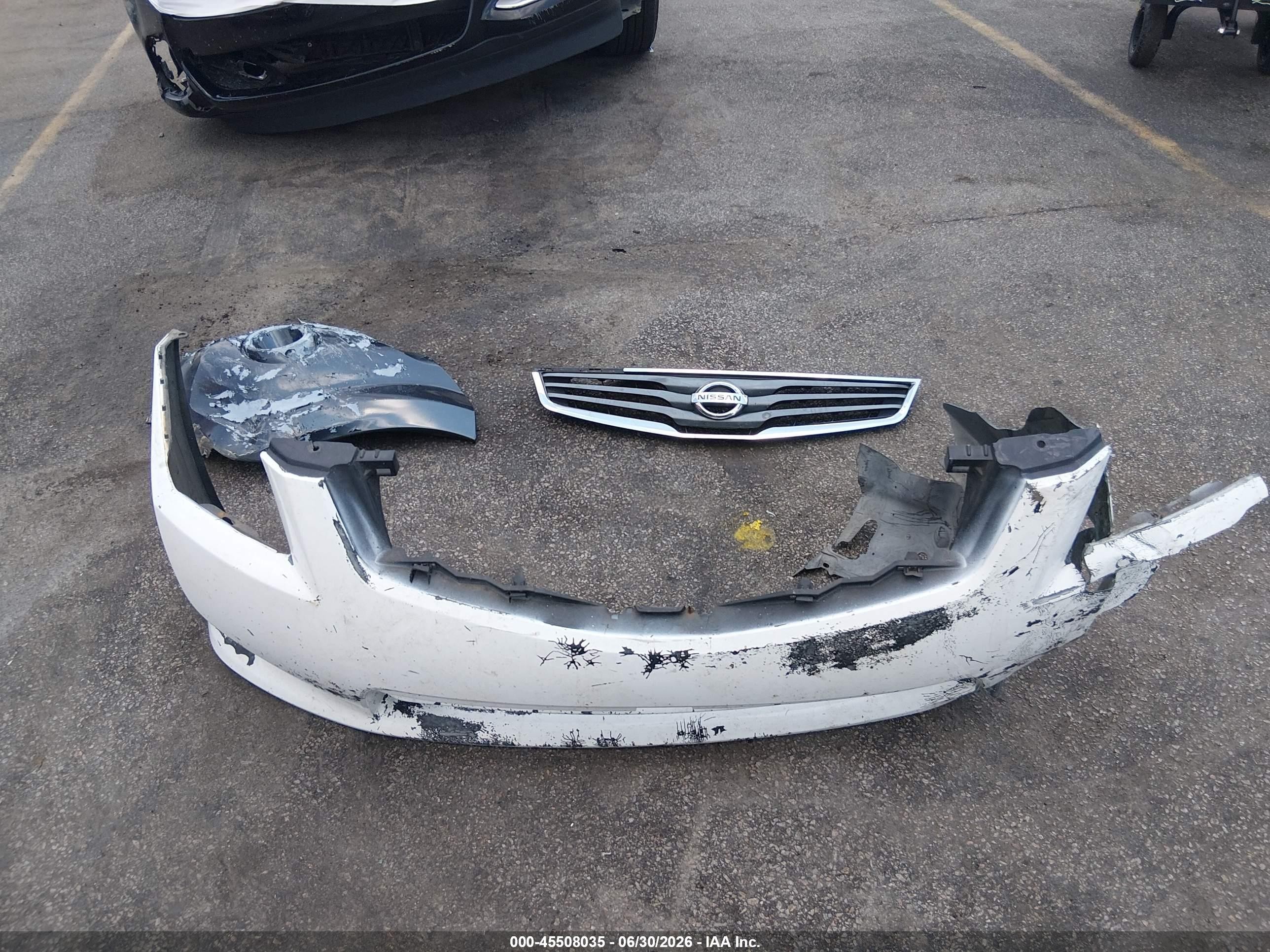 2011 Nissan Sentra 2.0s White vin: 3N1AB6AP3BL686900
