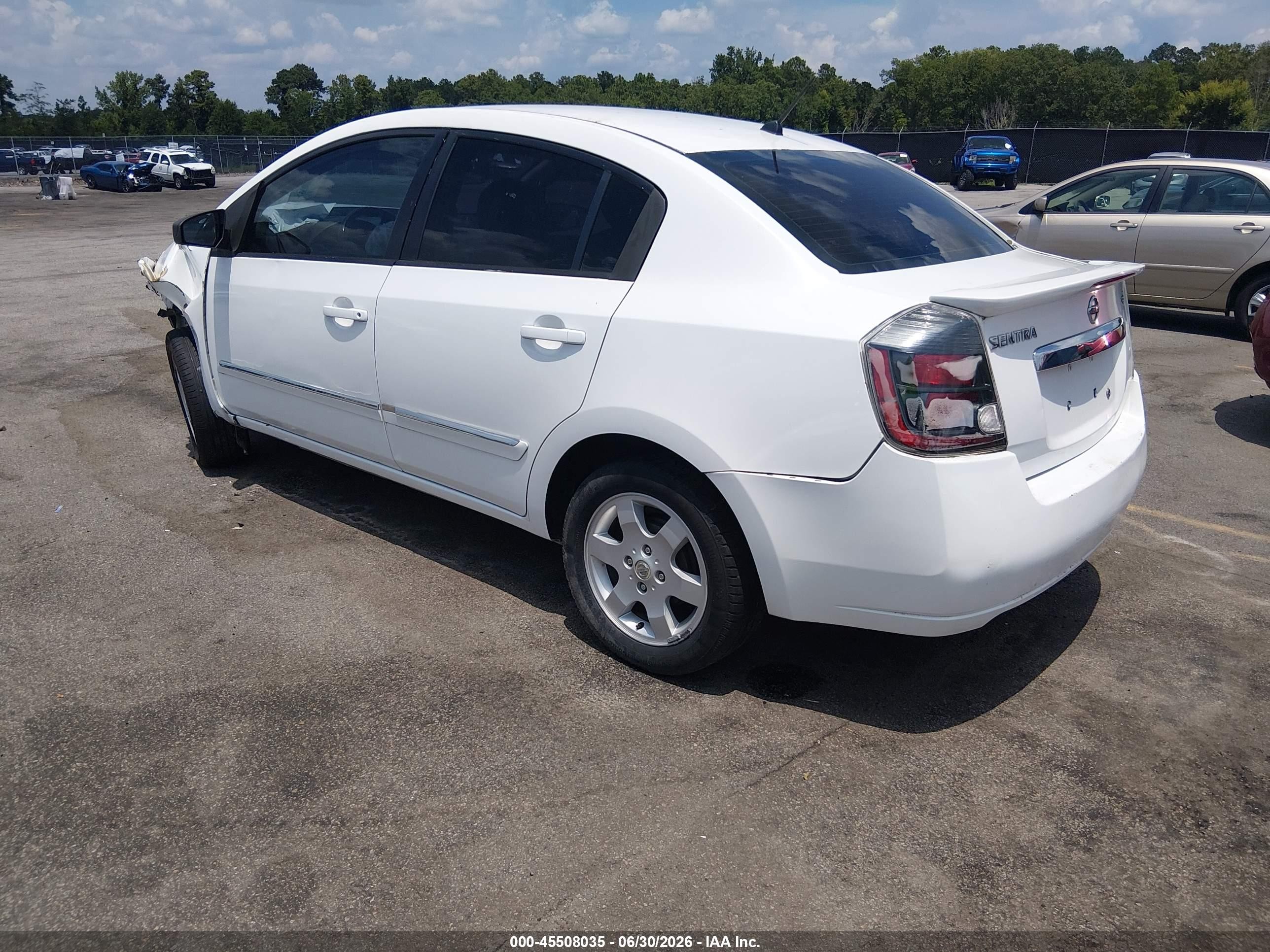 2011 Nissan Sentra 2.0s White vin: 3N1AB6AP3BL686900