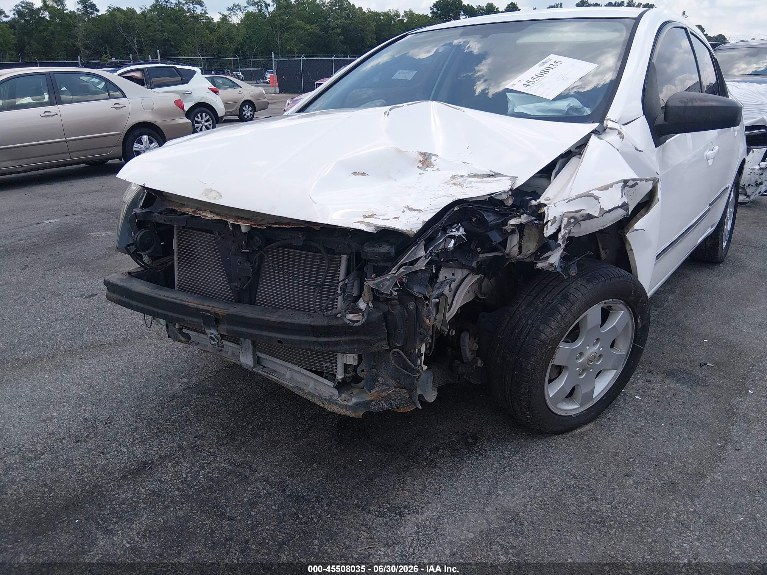 2011 Nissan Sentra 2.0s White vin: 3N1AB6AP3BL686900