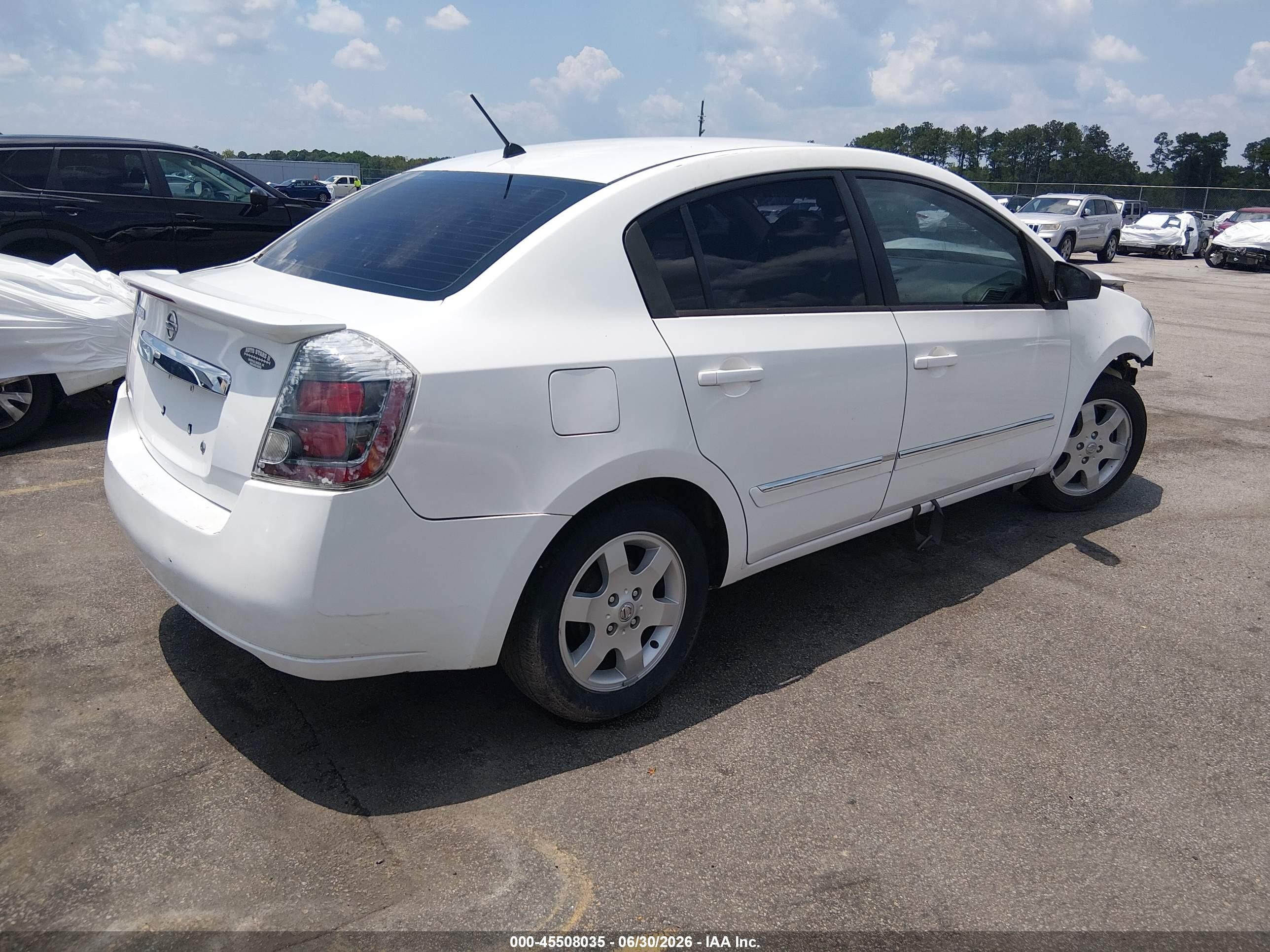2011 Nissan Sentra 2.0s White vin: 3N1AB6AP3BL686900