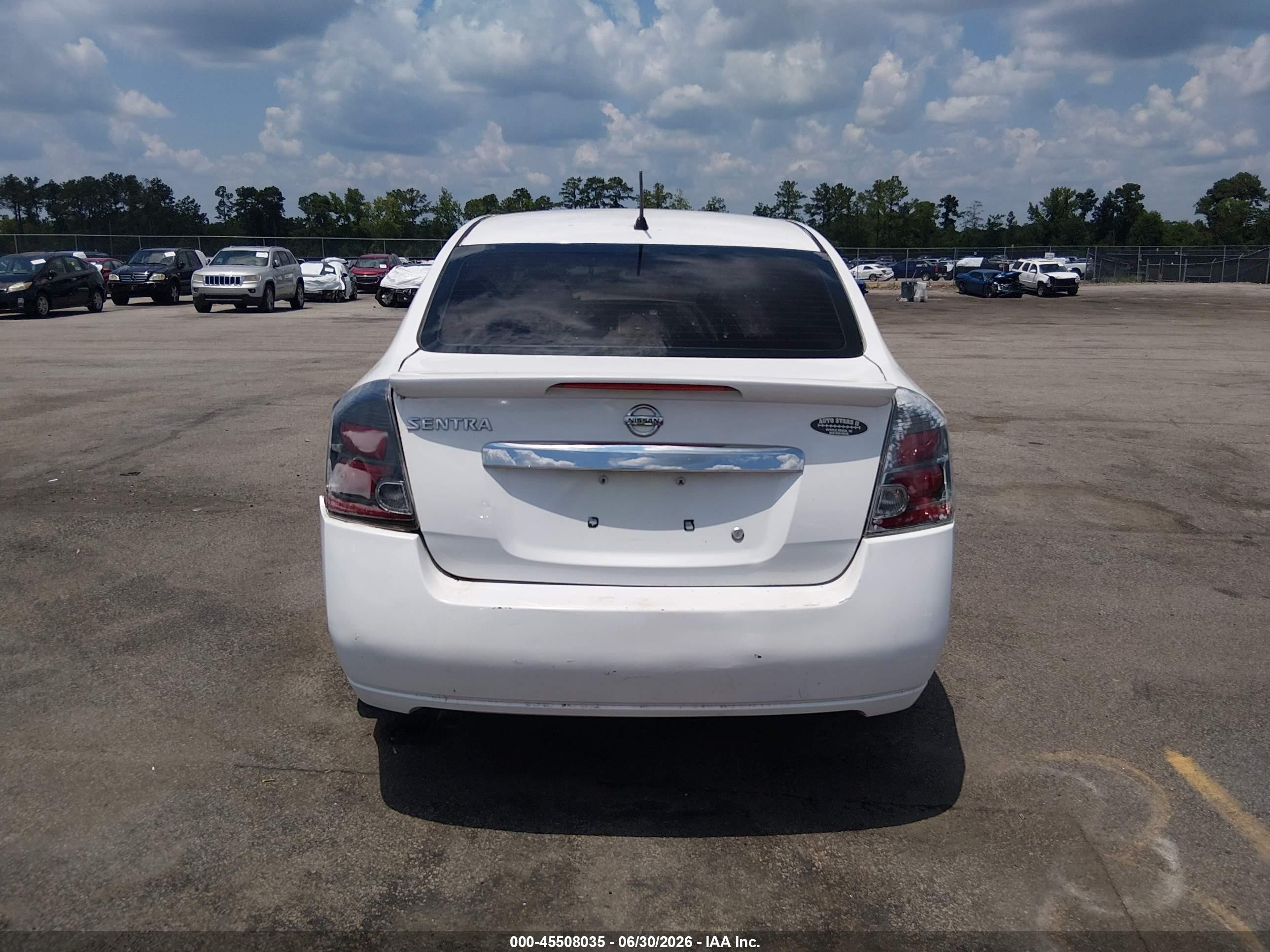 2011 Nissan Sentra 2.0s White vin: 3N1AB6AP3BL686900