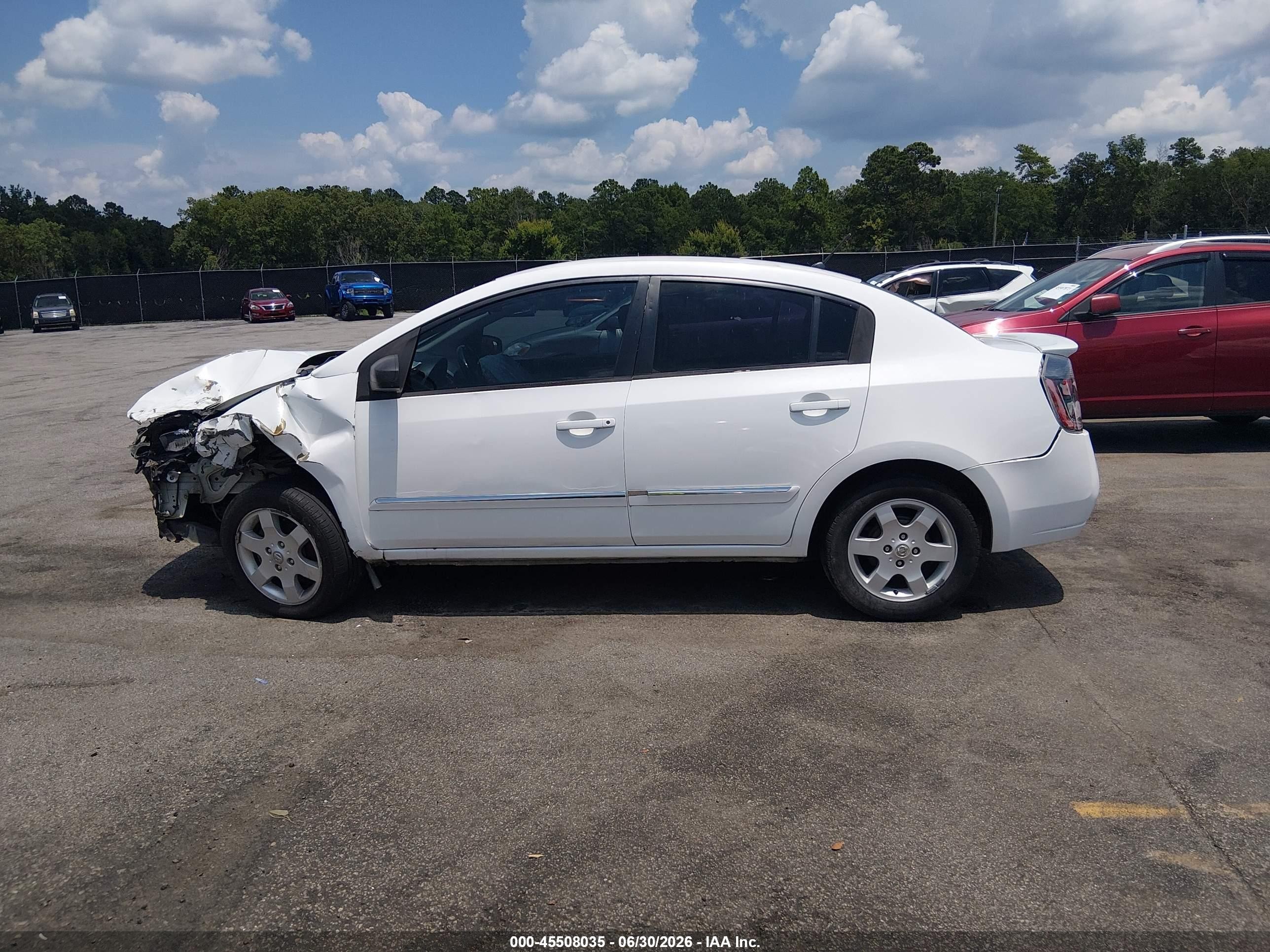 2011 Nissan Sentra 2.0s White vin: 3N1AB6AP3BL686900