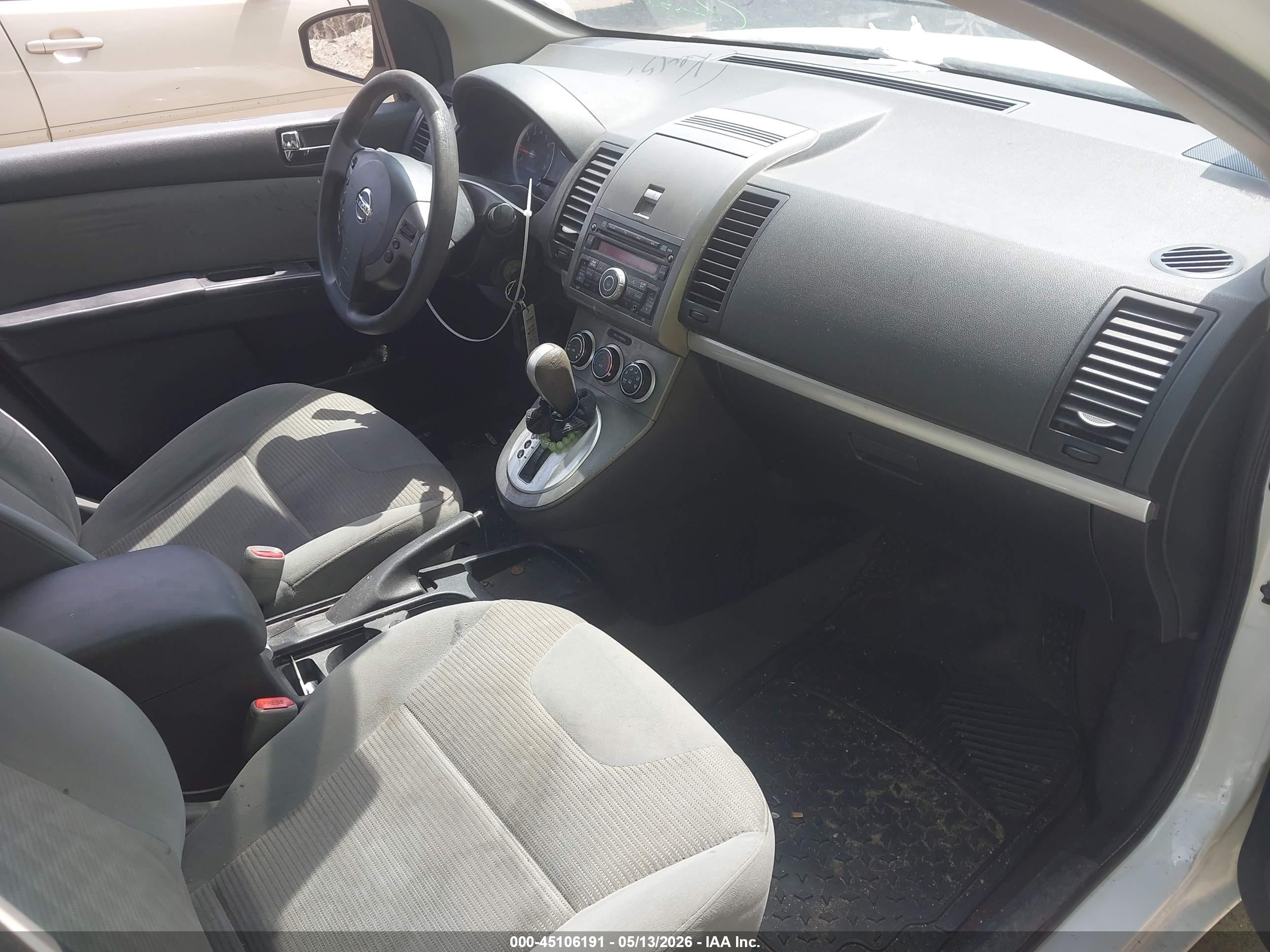 2011 Nissan Sentra 2.0s White vin: 3N1AB6AP3BL688856