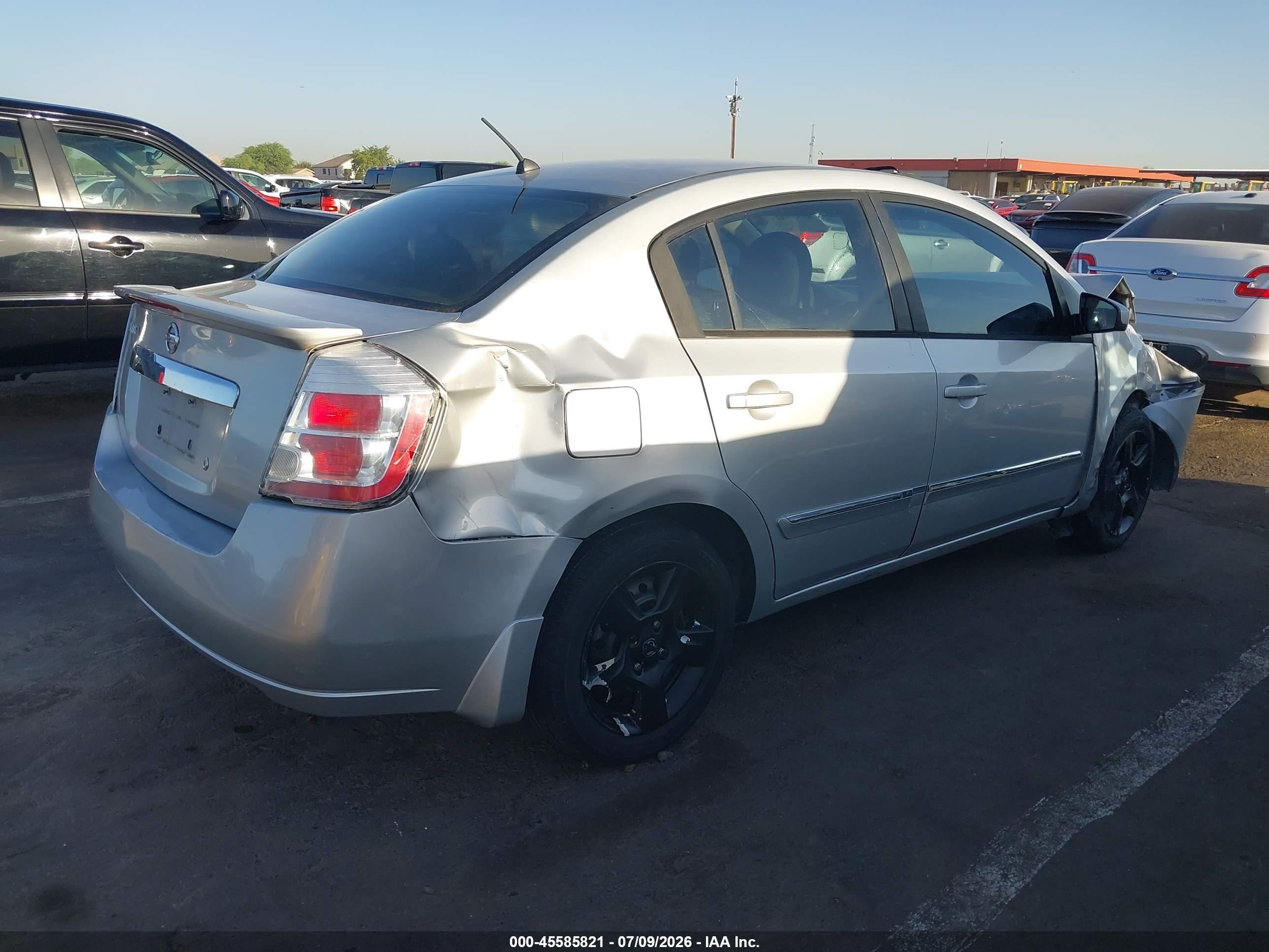 2011 Nissan Sentra 2.0s Silver vin: 3N1AB6AP3BL692437