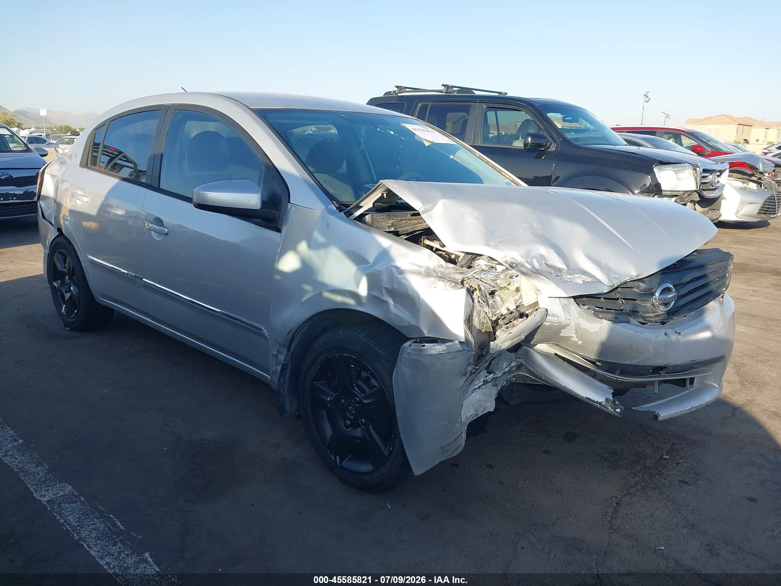 2011 Nissan Sentra 2.0s Silver vin: 3N1AB6AP3BL692437