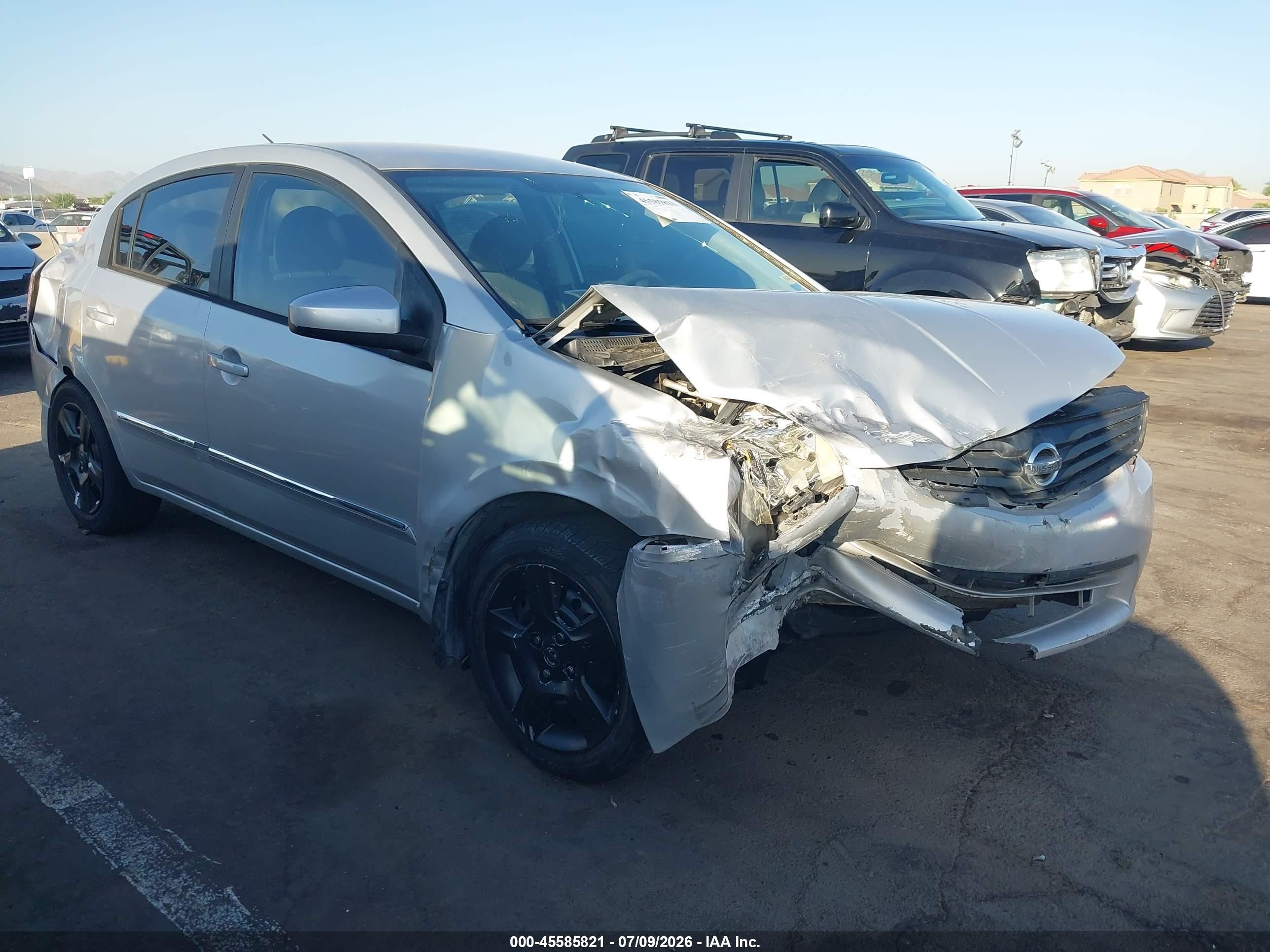 2011 Nissan Sentra 2.0s Silver vin: 3N1AB6AP3BL692437