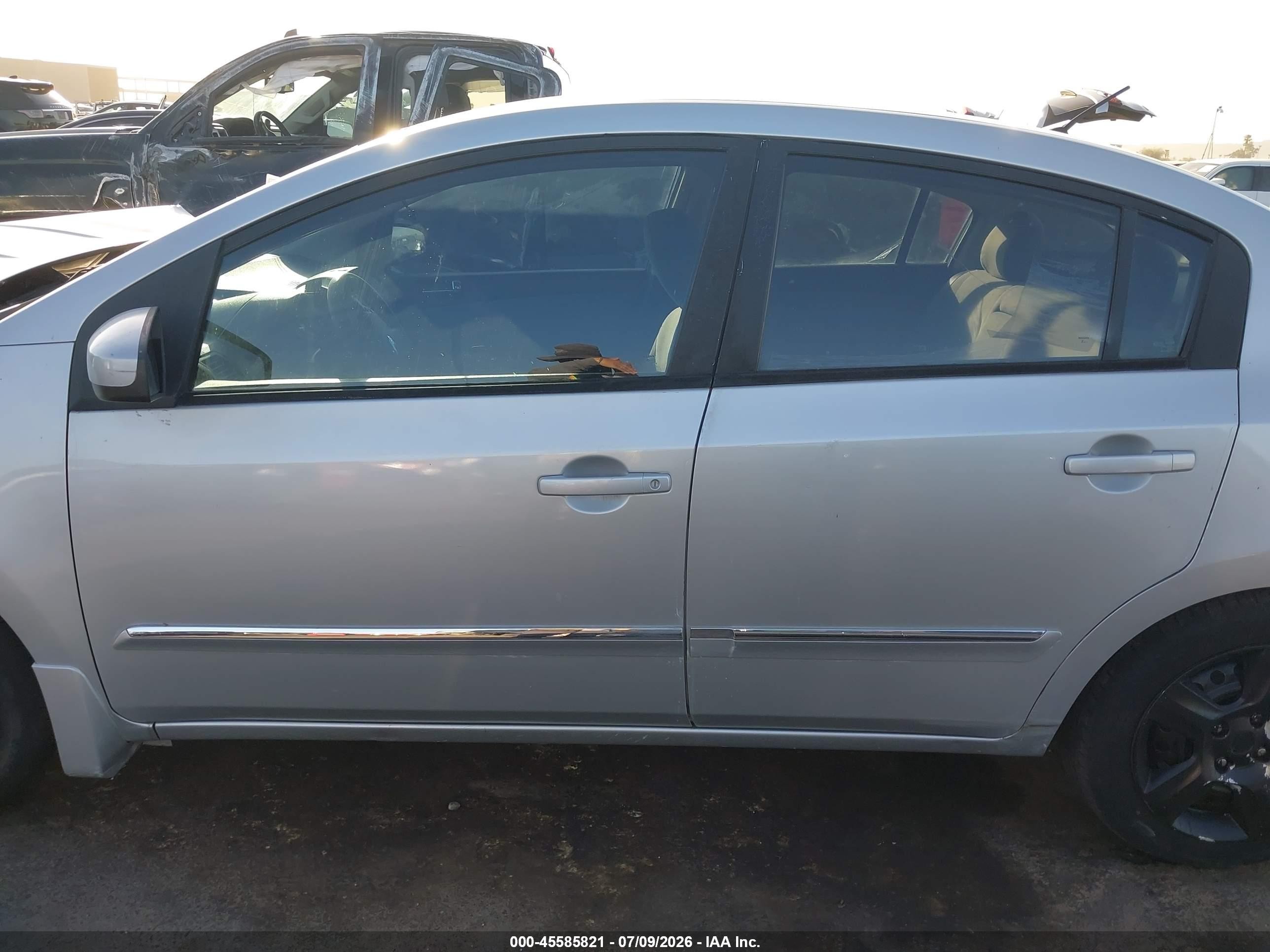 2011 Nissan Sentra 2.0s Silver vin: 3N1AB6AP3BL692437